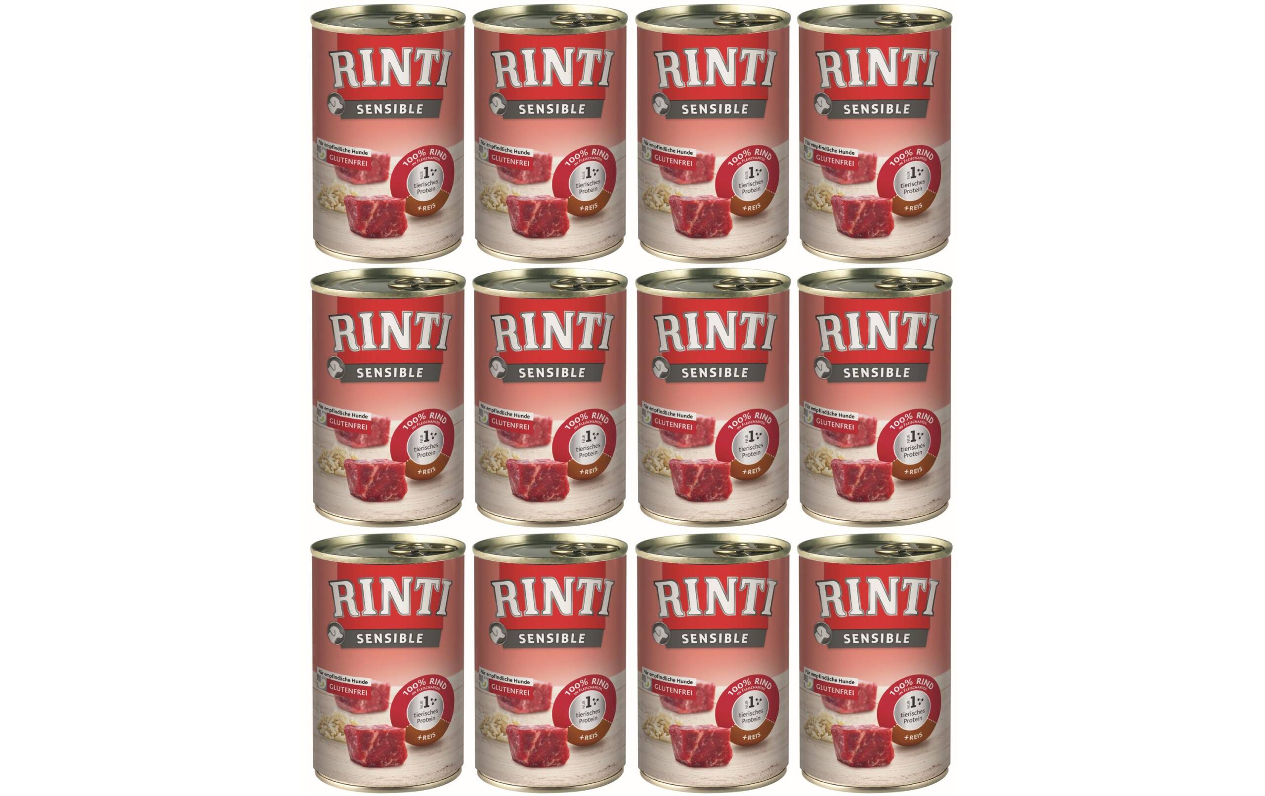 Rinti Sensible Dose Rind + Reis KIT 12 x 400g – Bild 2