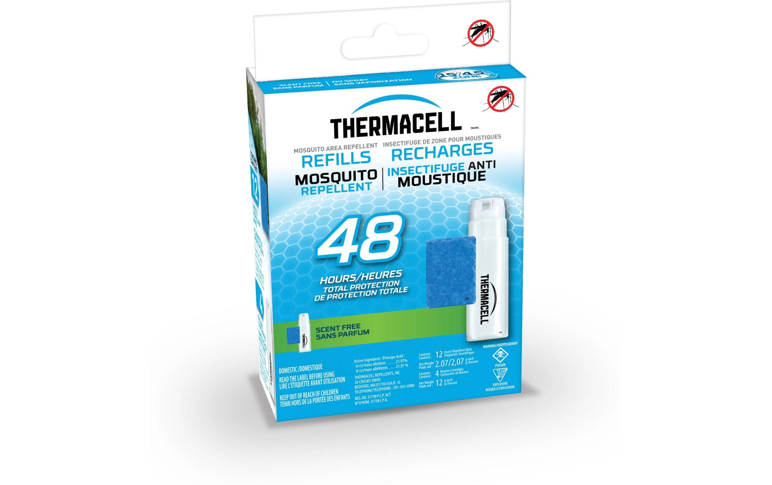 Thermacell Nachfüllset 48h R4 kompatibel mit allen gasbetr. Thermacell