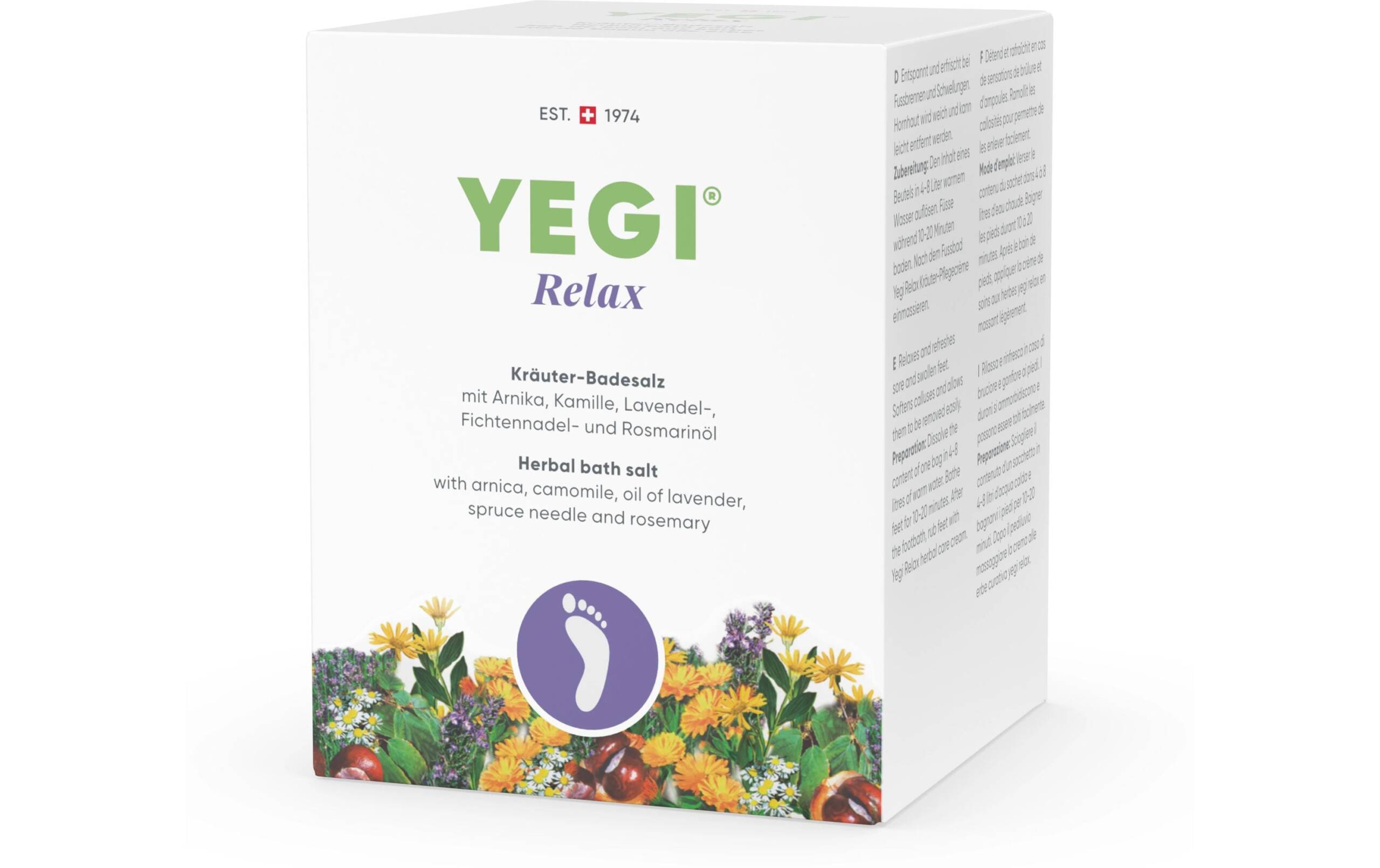 Yegi Kräuter-Badesalz Relax 4x 50 g