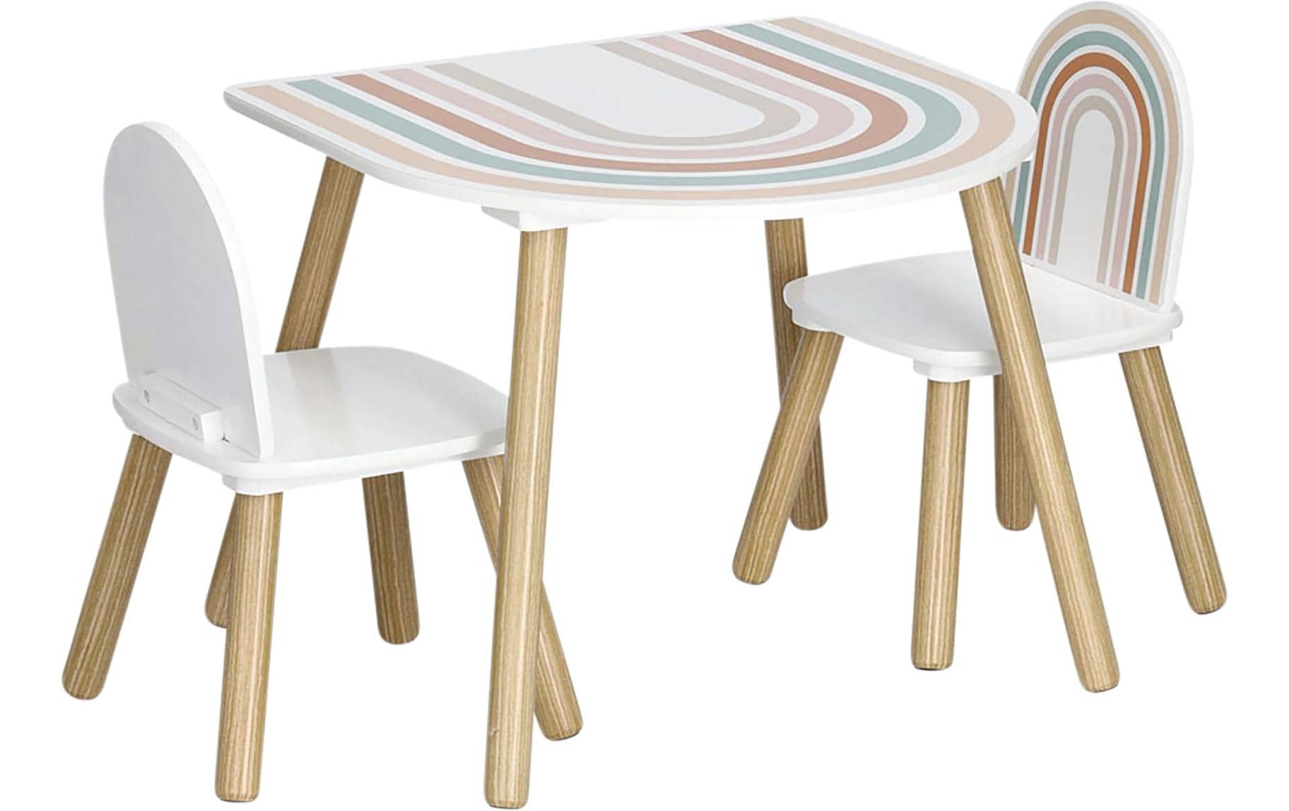 Zeller Present Sitzgarnitur 3-tlg. Rainbow Kiefer