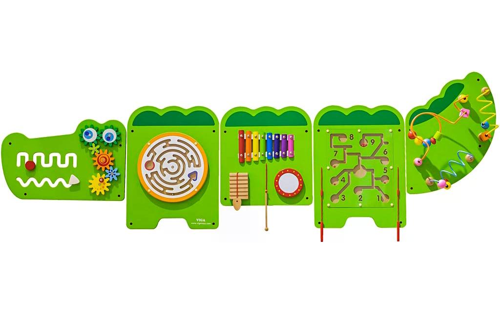 Wandspielzeug mit Krodilmotiv