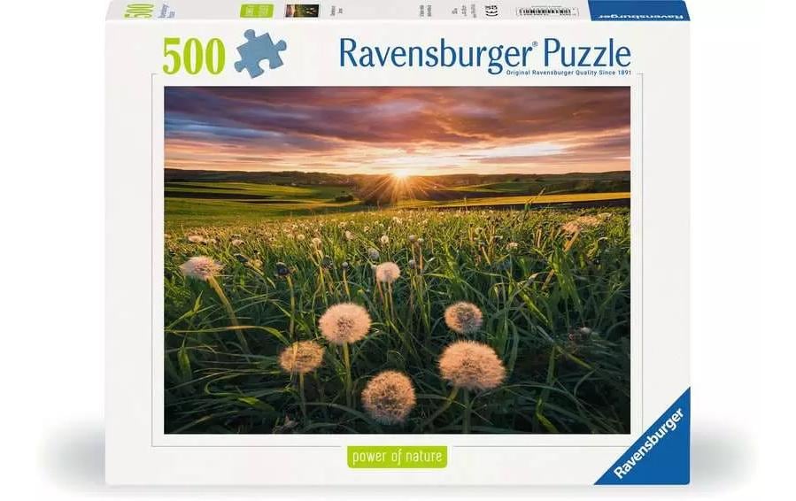 Puzzle Pusteblumen im Sonnenuntergang 12-99 Jahre