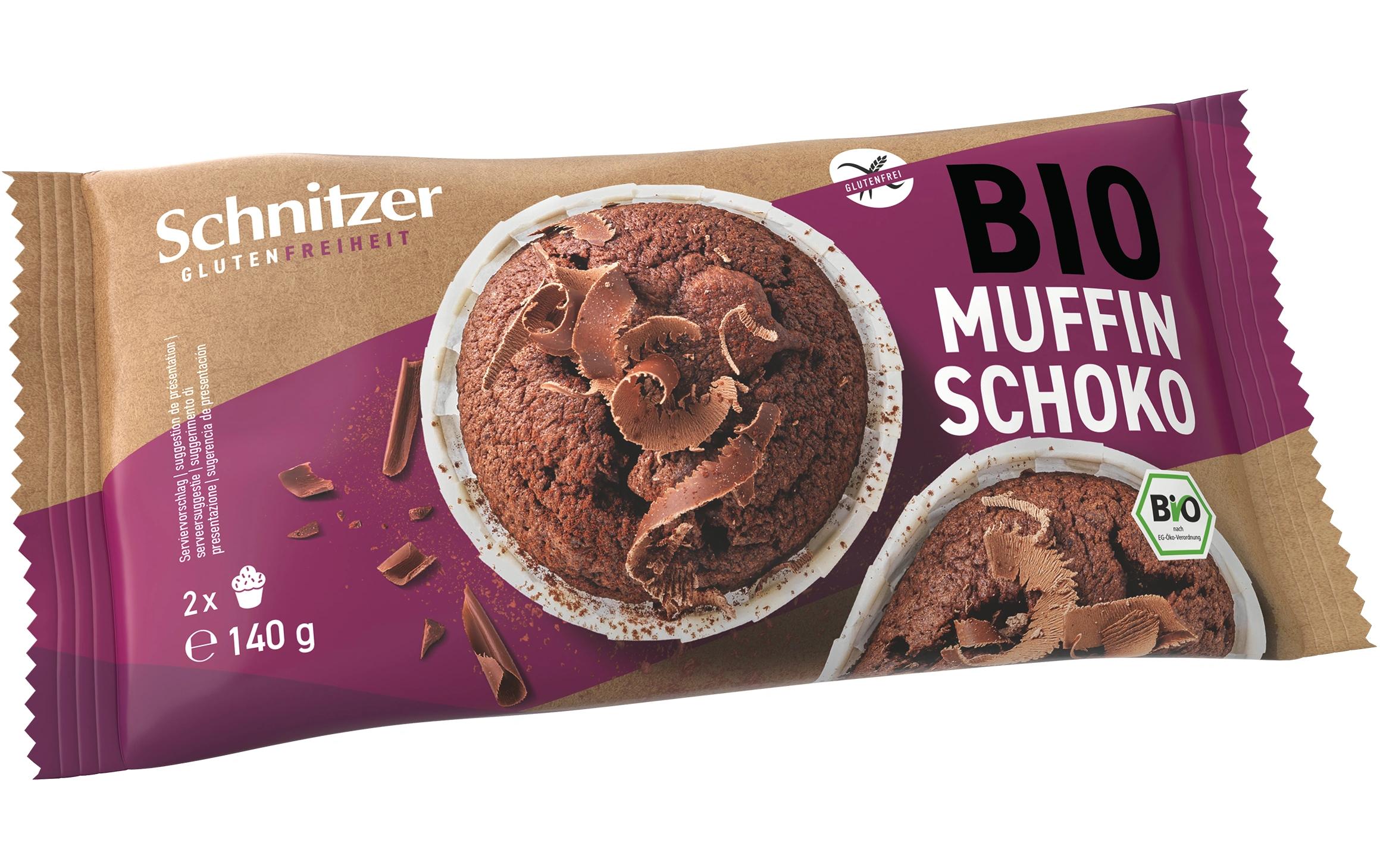 Schnitzer Bio Muffin Schoko 140g (2 Muffin)