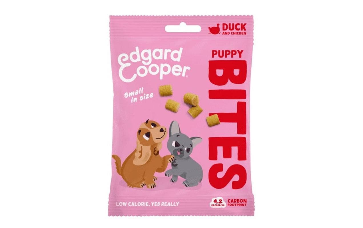 Edgard&Cooper Puppy Bites Ente+Huhn Small 50g