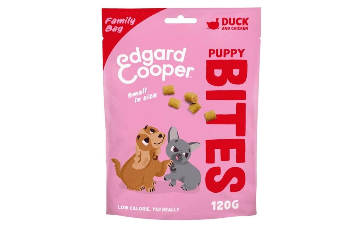 Edgard&Cooper Puppy Bites Ente+Huhn Family Pack 120g