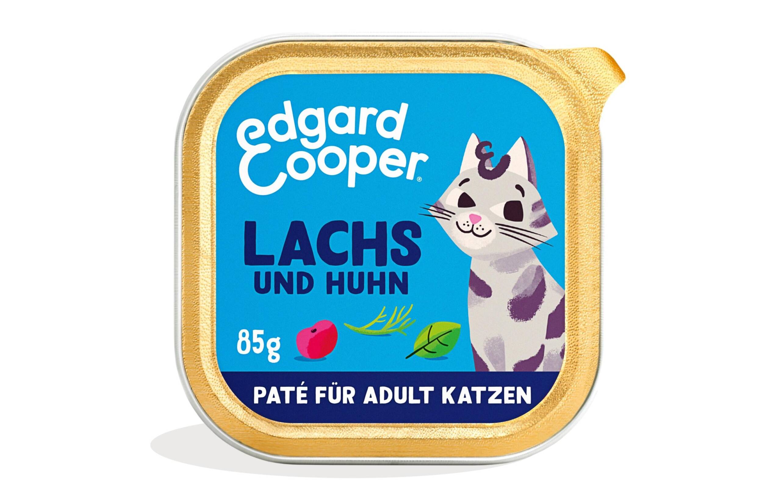 Edgard&Cooper Adult MSC-Lachs + Huhn mit Cranberrys 16x85g