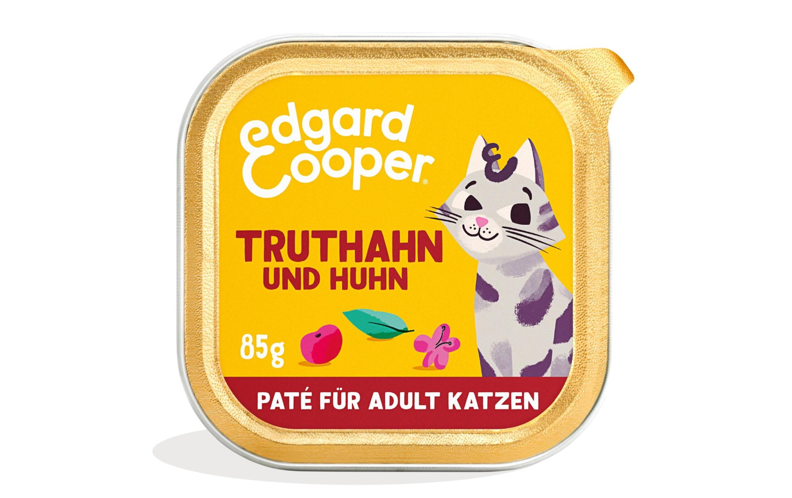 Edgard&Cooper Adult Truthahn + Huhn mit Cranberrys 16x85g