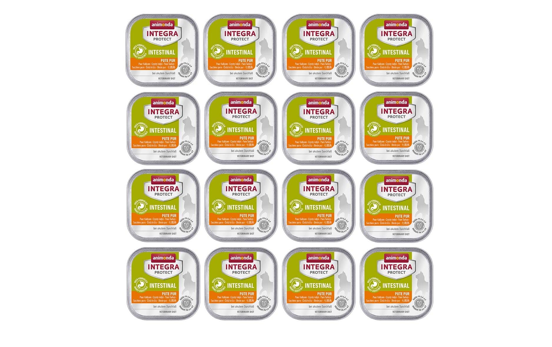 Animonda Integra Cat Intestinal 16x100g Kit Pute pur