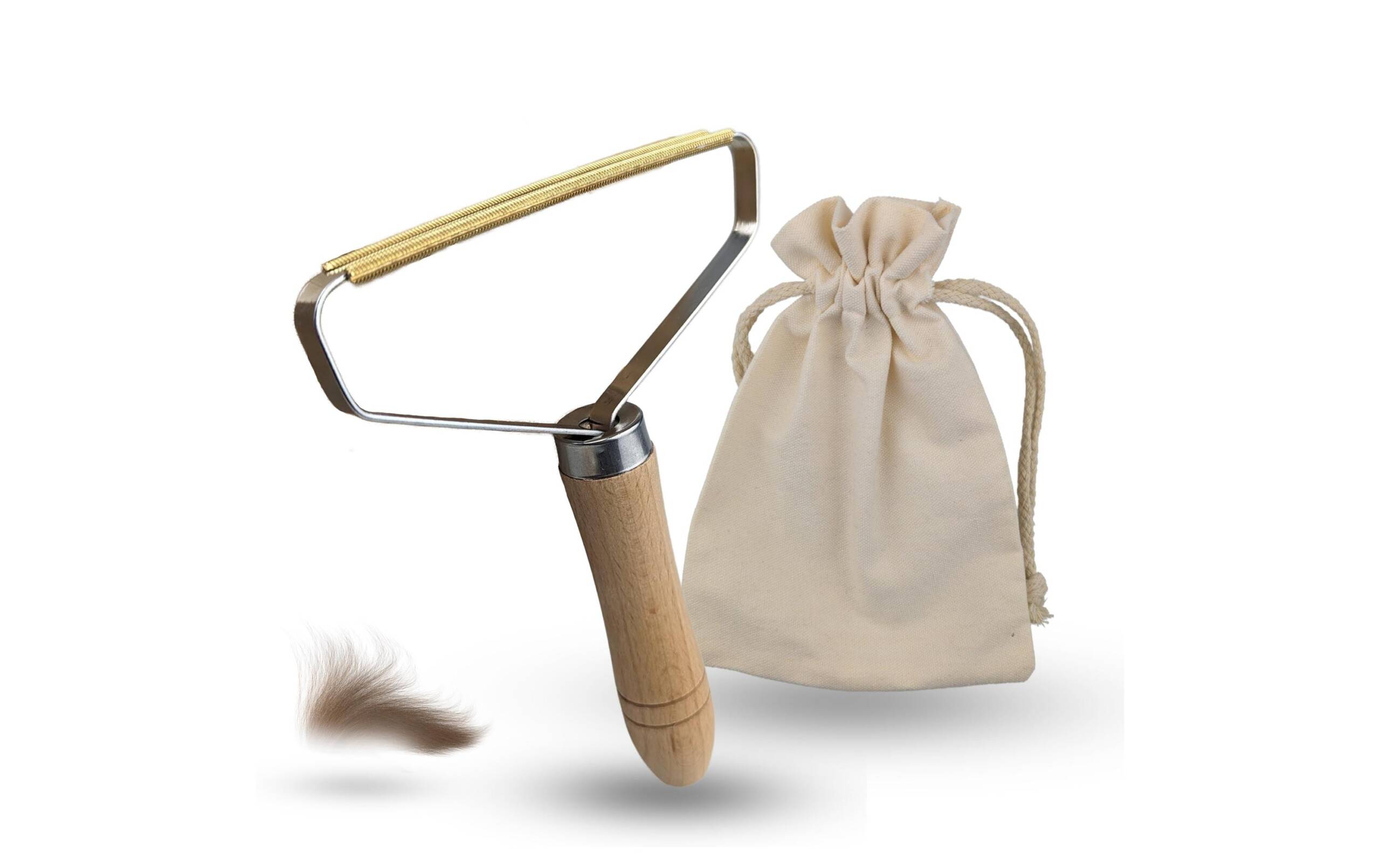 Quick Aid Fussel- u. Tierhaarentf. m. Buchenholzgriff