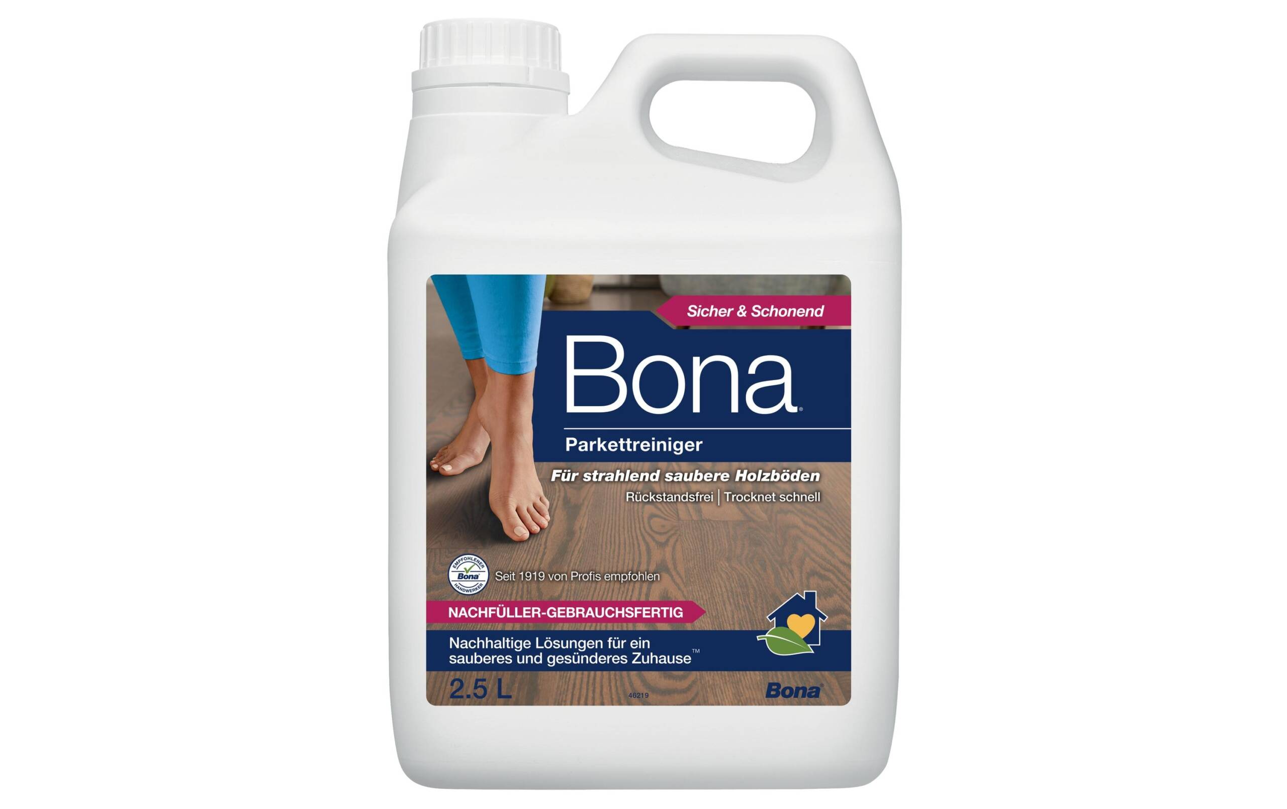 Bona Parkettreiniger Nachfüllkanister 2.5 L versiegelte Holzböden, für iRobot Sauger