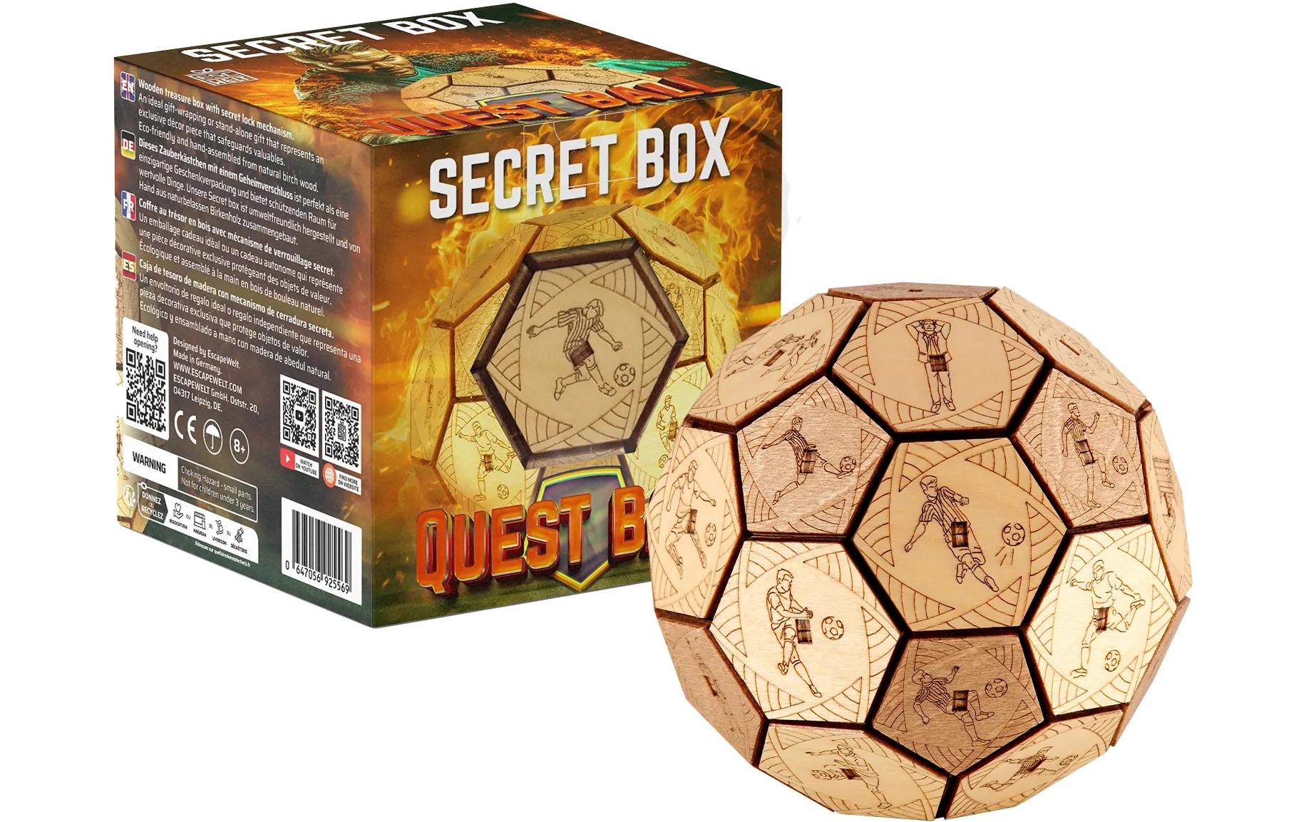 Quest Ball Rätselbox aus Holz
