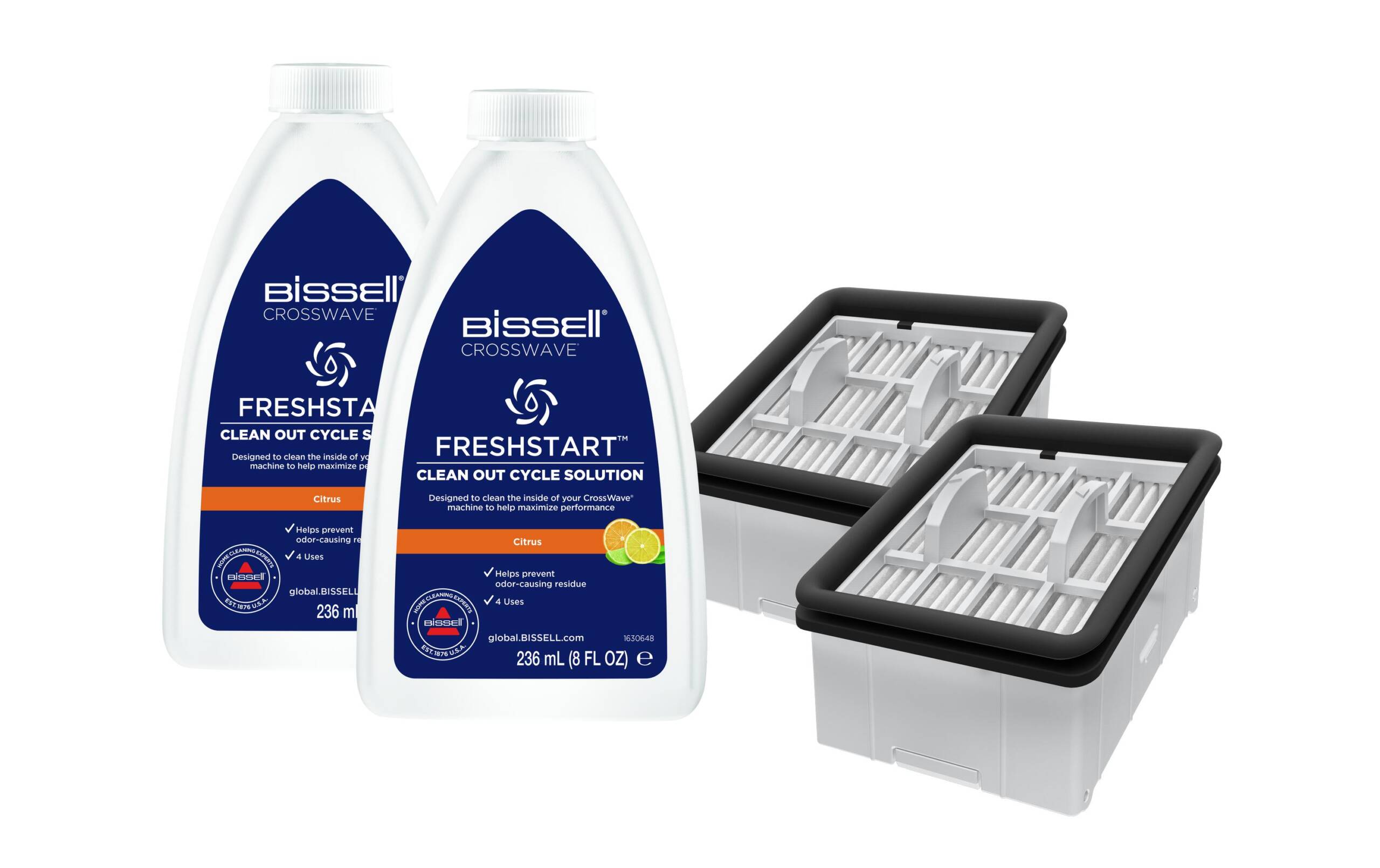 Bissell CrossWave FreshStart Kit 2 Reiniger a 0.5l, 2 Hepafilter