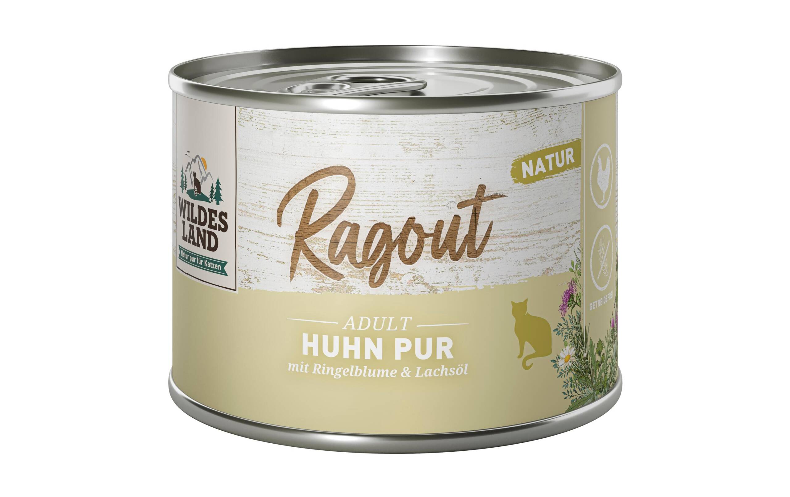 Wildesland Cat Ragout Huhn Pur 6x180g