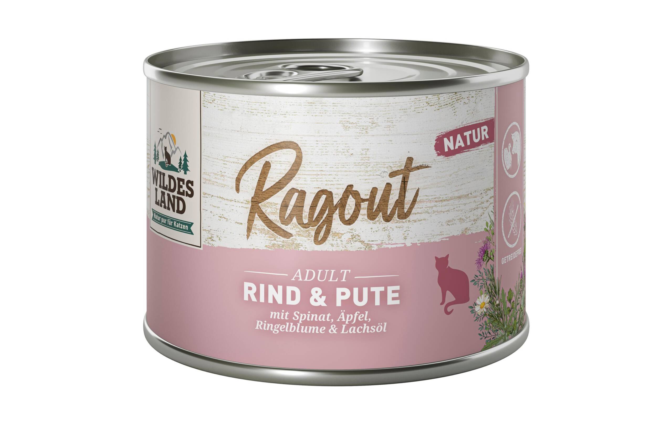 Wildesland Cat Ragout Rind & Pute 6x180g