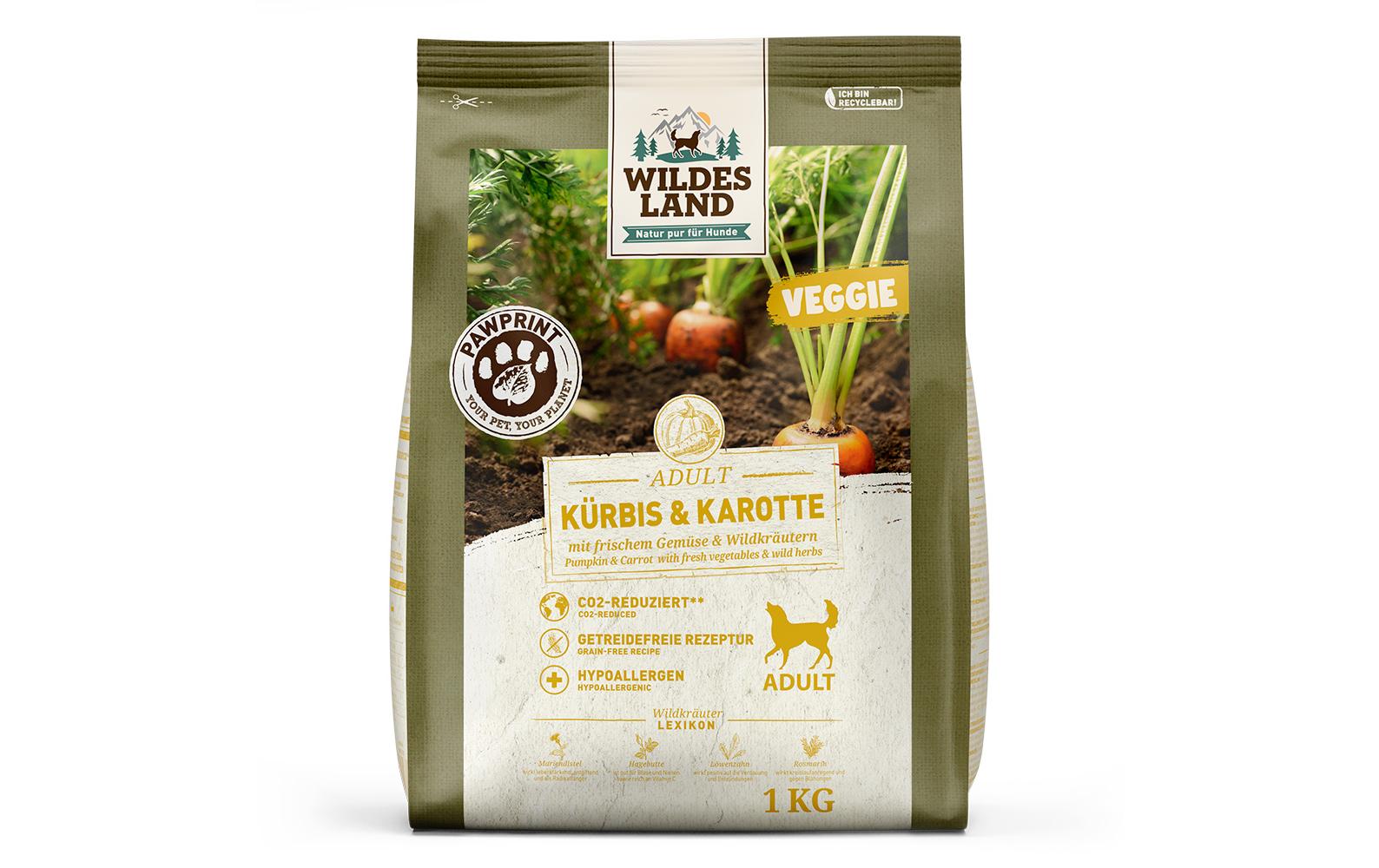 Wildesland Dog PawPrint Veggie 1kg