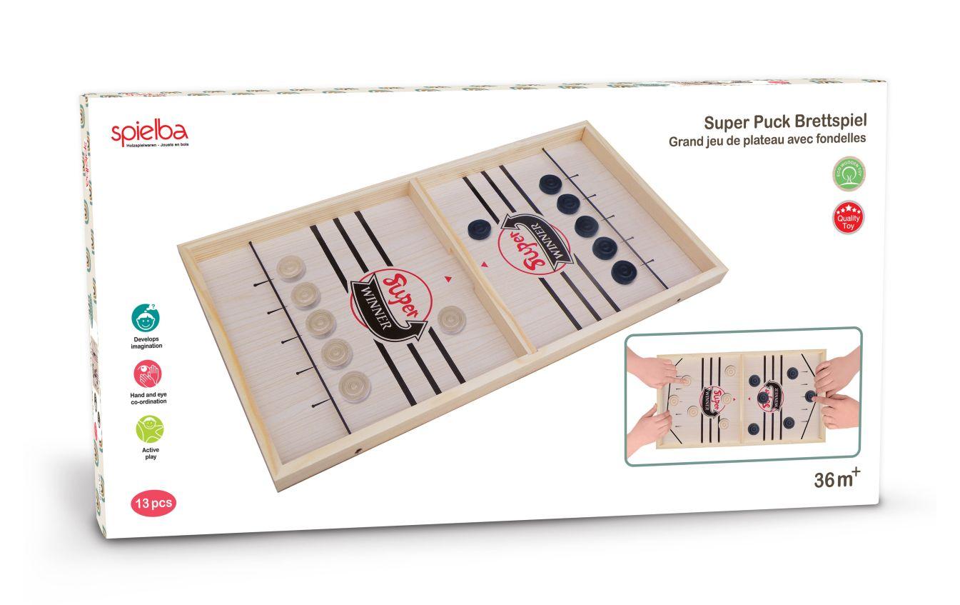 Super Winner Puck Brettspiel FSC Holz