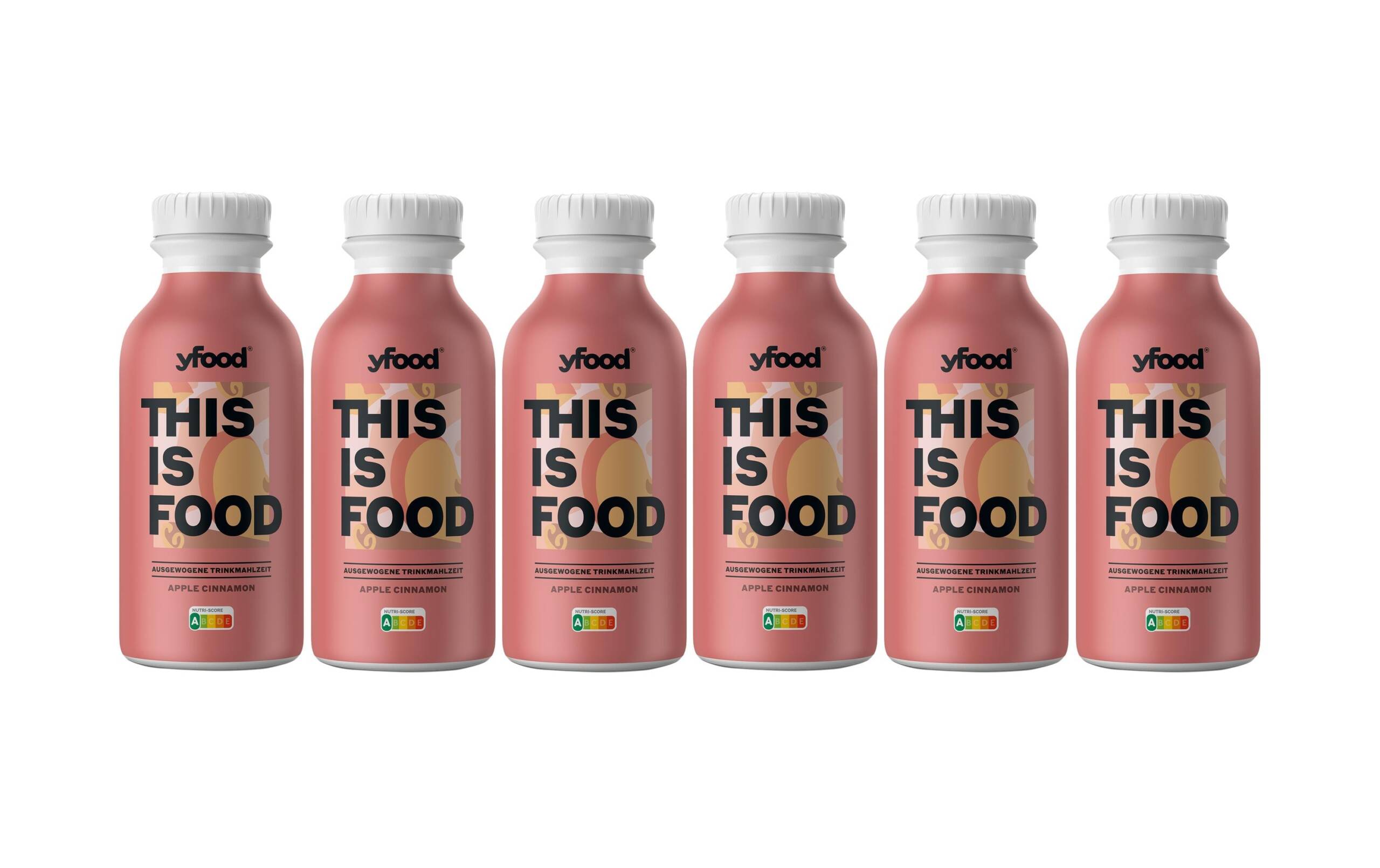 YFood Trinkmahlzeit Apple Cinnamon 6 x 500ml - Limited Edition
