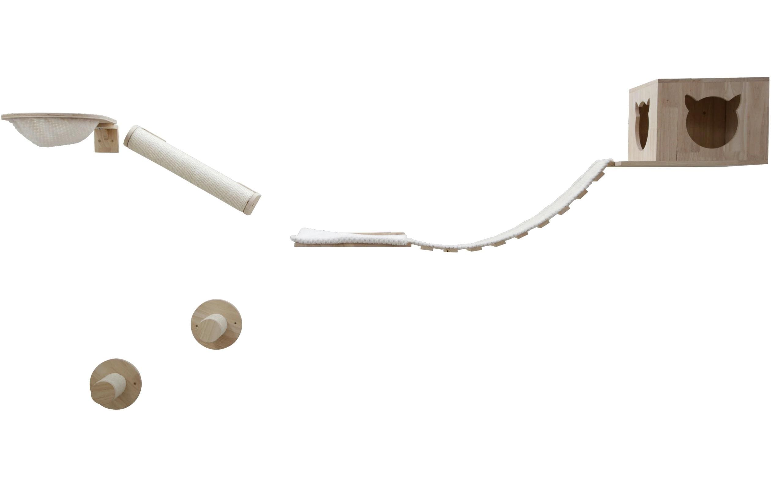 Kerbl Kletterwand Anden, 8-teilig natur/weiss