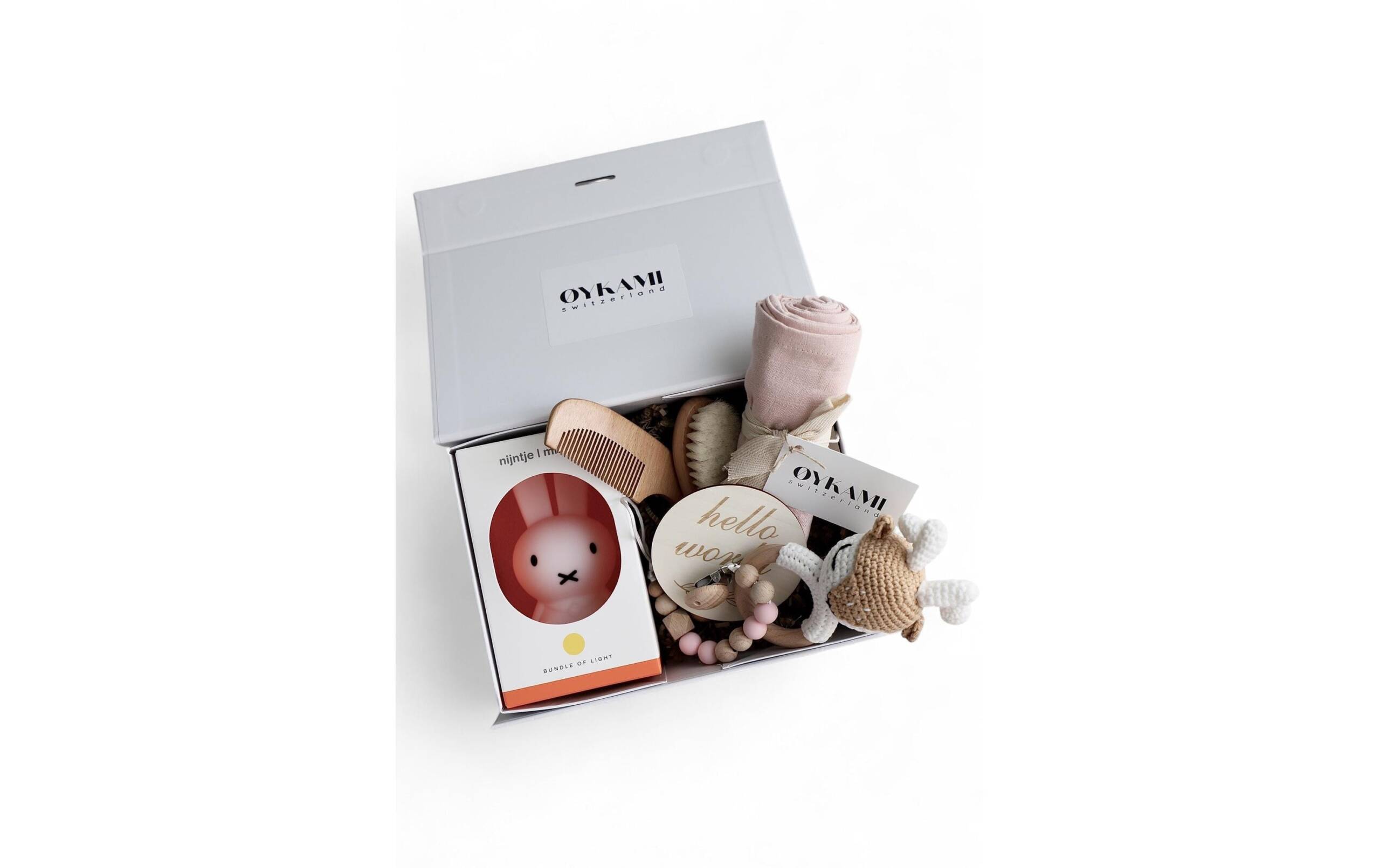 Oykami Geschenkbox Casablanca Mädchen mit Miffy Nachtlicht und Elch