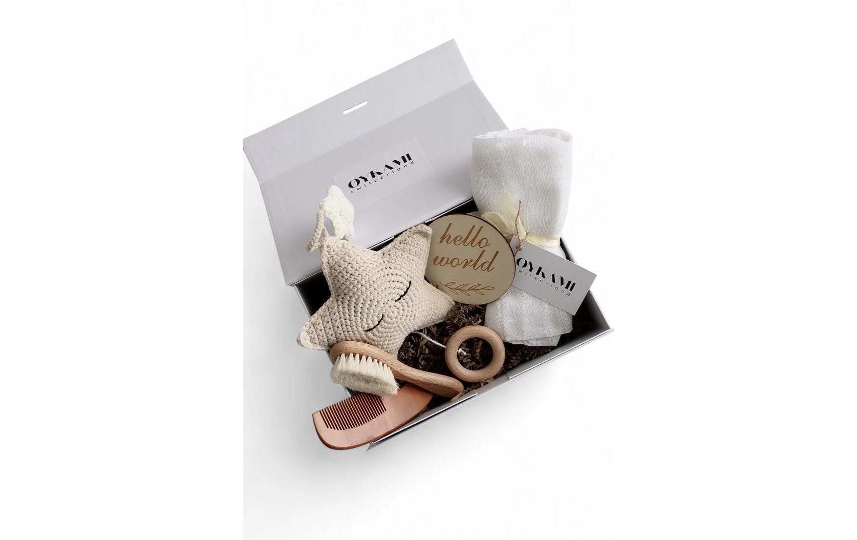 Oykami Geschenkbox Chelsea Neutrale Farben mit Musikuhr Stern