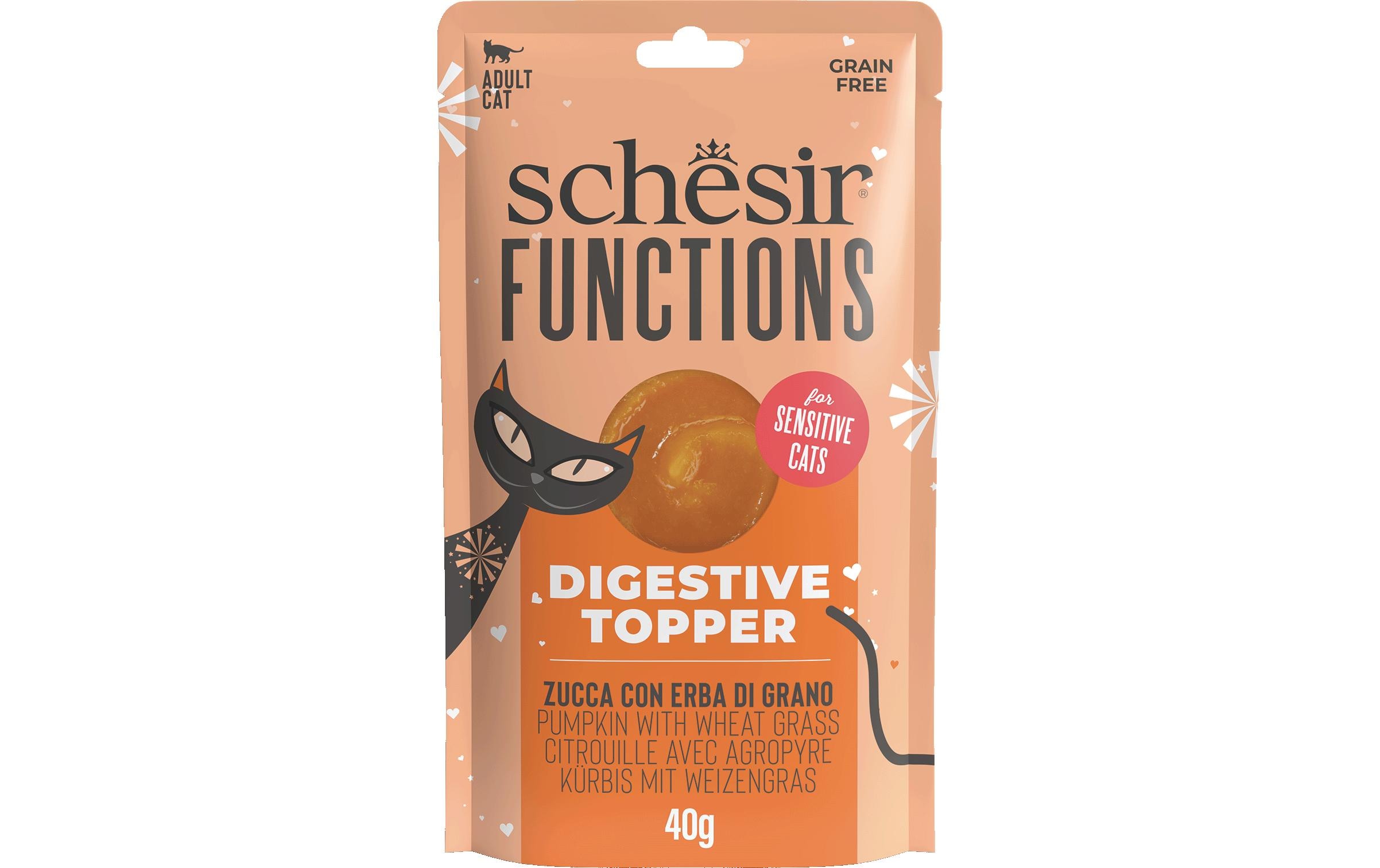 Schesir Functions Digestive Topper 40g Kürbis mit Weizengras