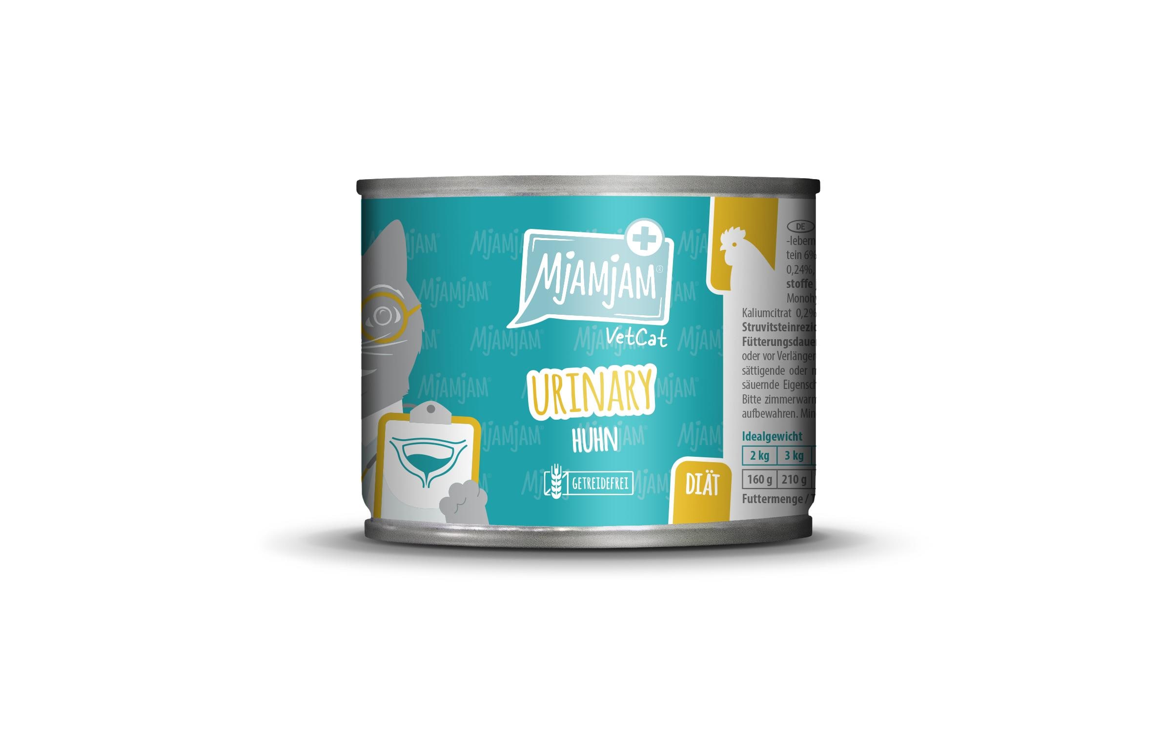 Mjamjam VetCat Diät 200g Urinary, Huhn