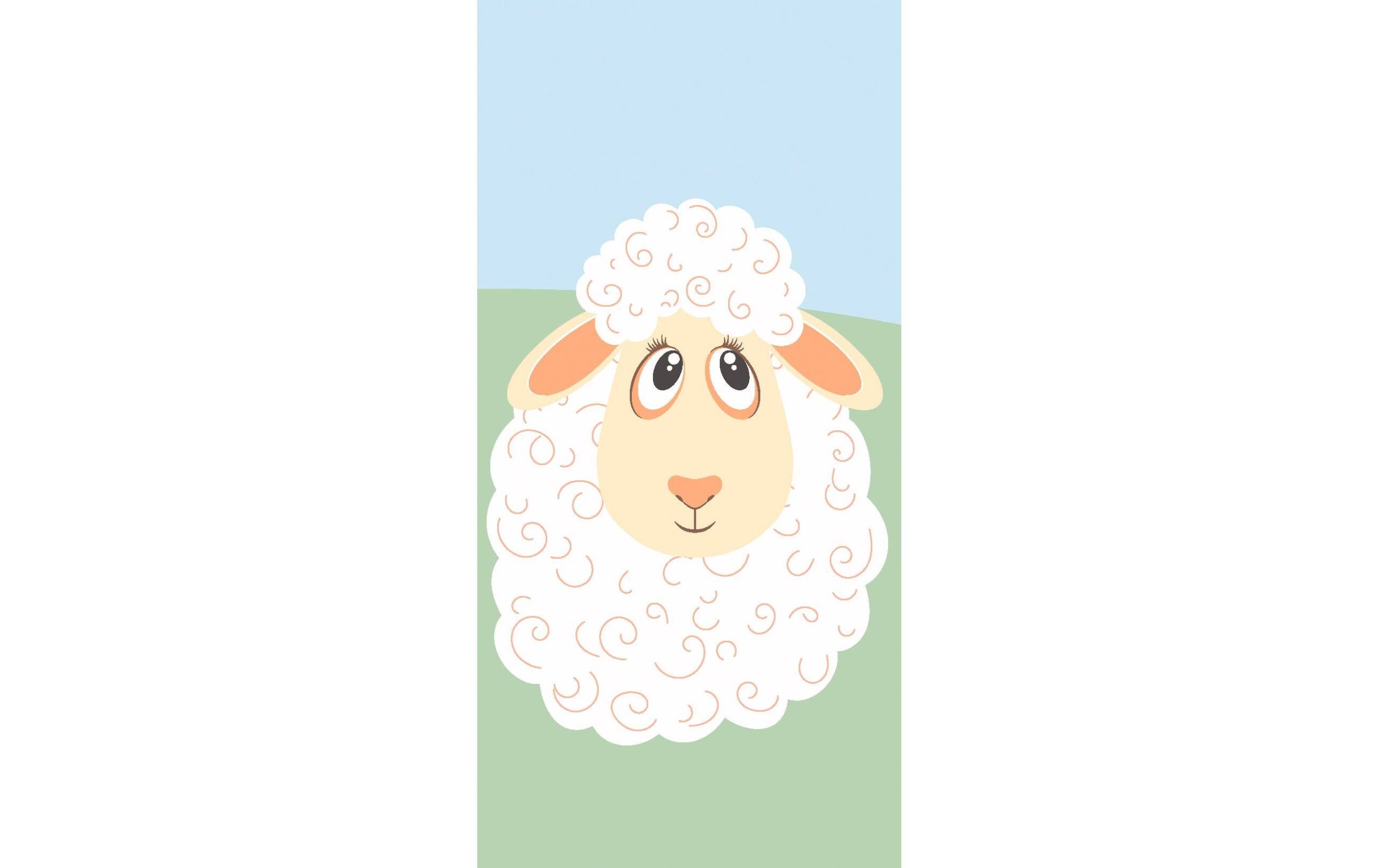 Paper + Design Taschentuch Spring Sheep 21.5x22cm, 10 Stück. 4-lagig FSC