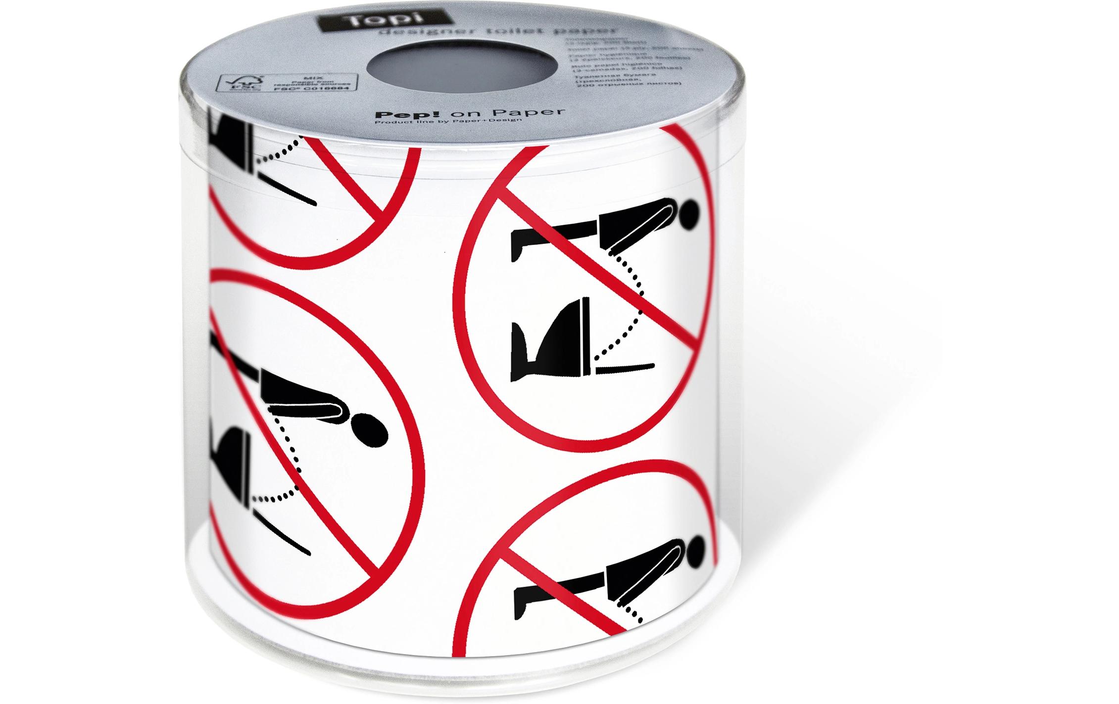 Paper + Design Toilettenpapier Stop it 0.1x22m, 200 Blatt FSC