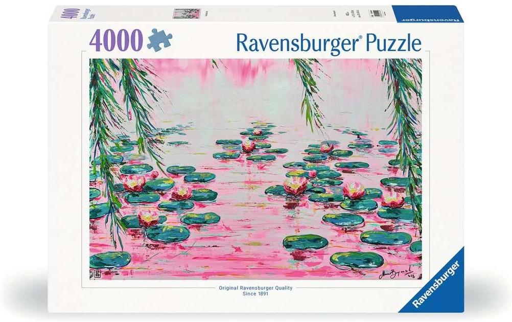 Puzzle Pink Water Lilies