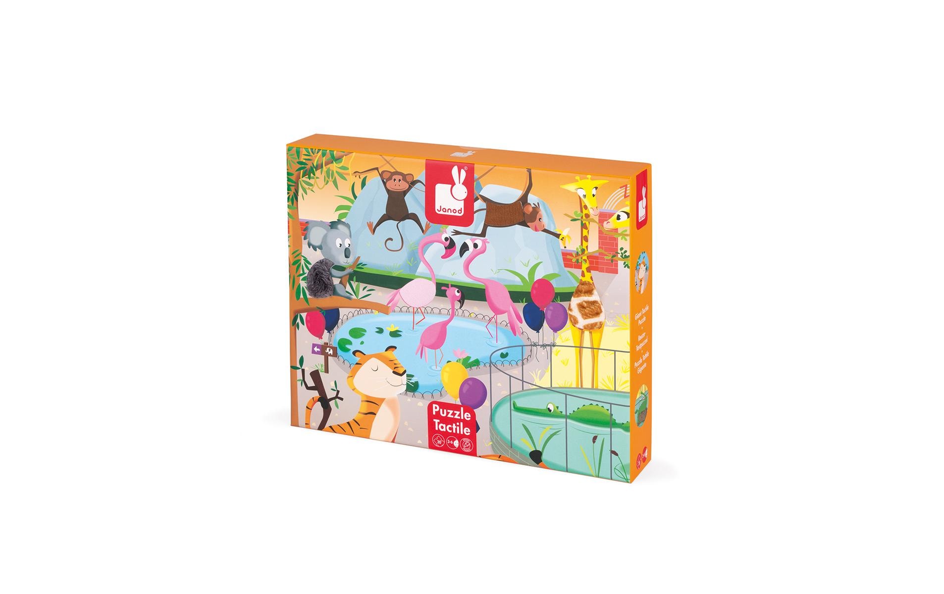 Puzzle Ein Tag im Zoo 20 Teile