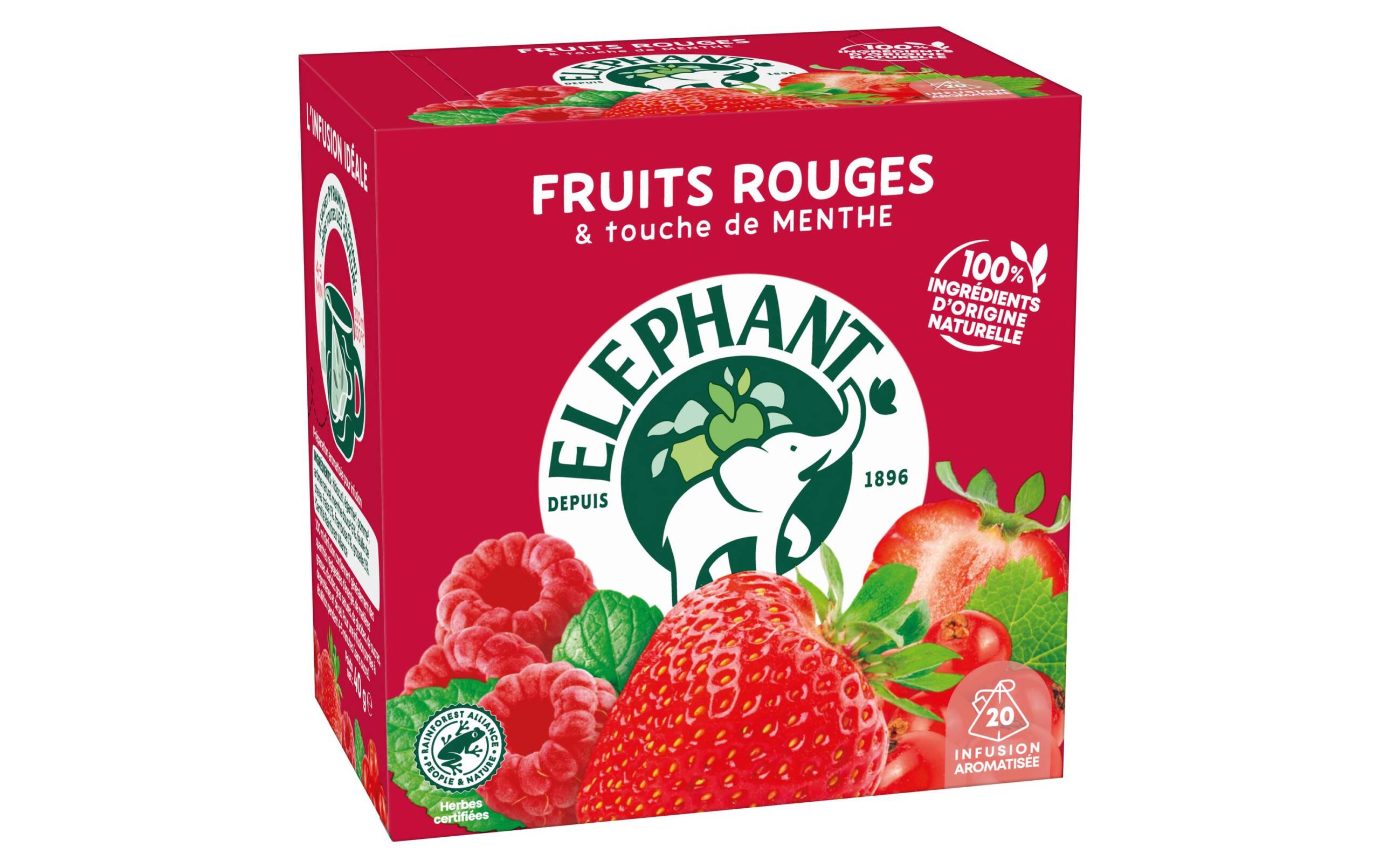 Eléphant Infusion Fruit Rouges 20 Stück