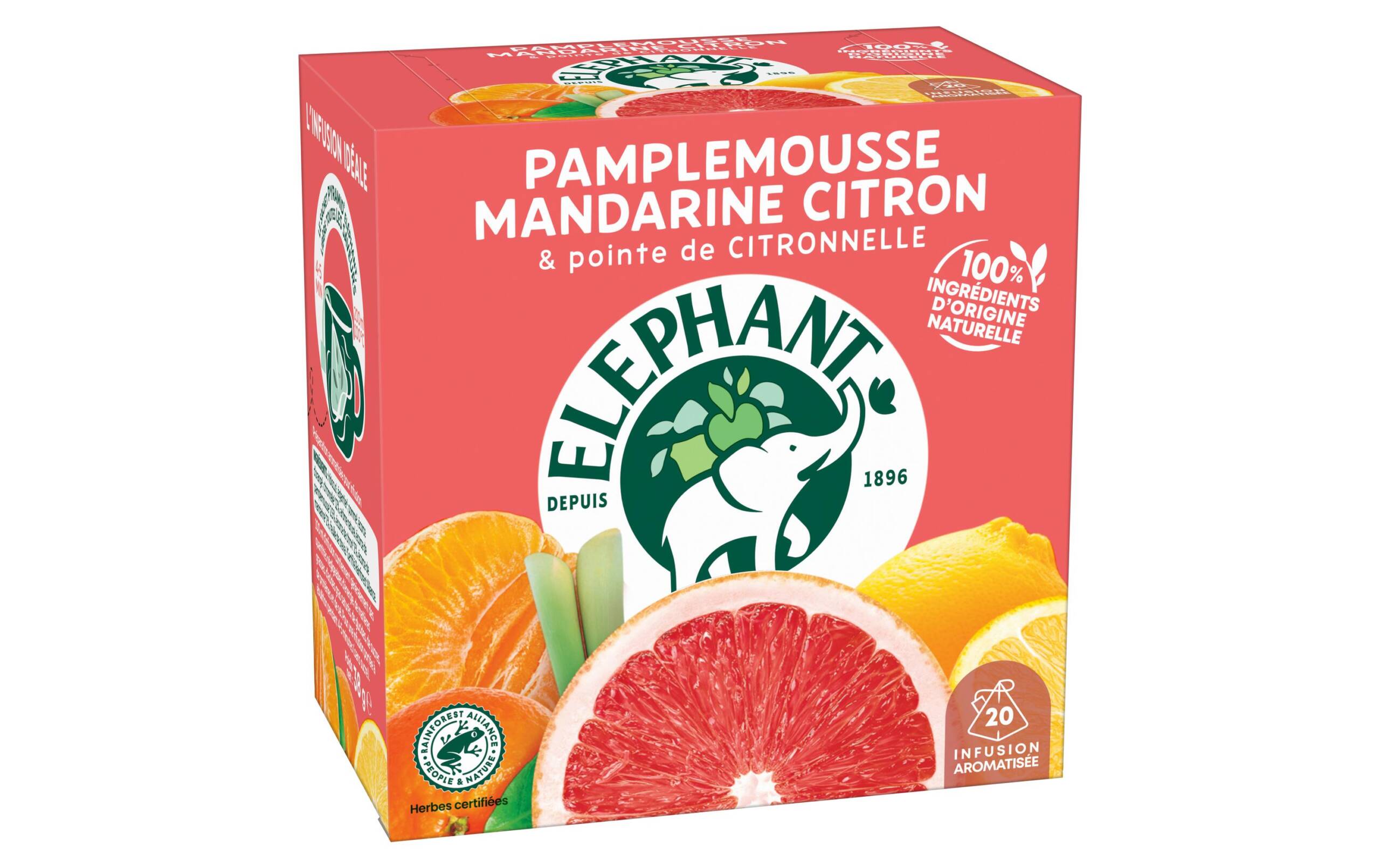 Eléphant Infusion Pample, Manderine 20 Stück
