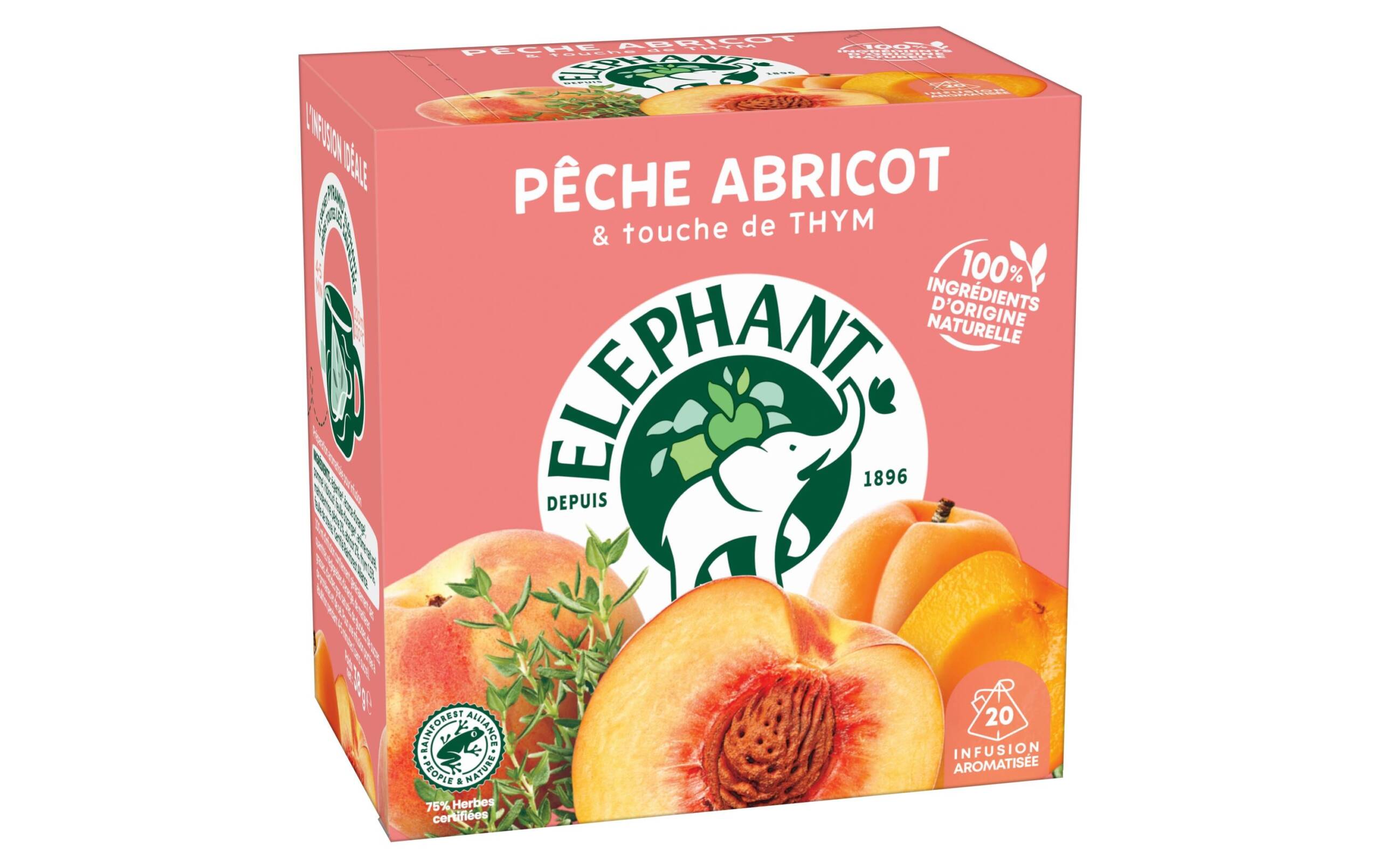 Eléphant Infusion Péche Abricot 20 Stück