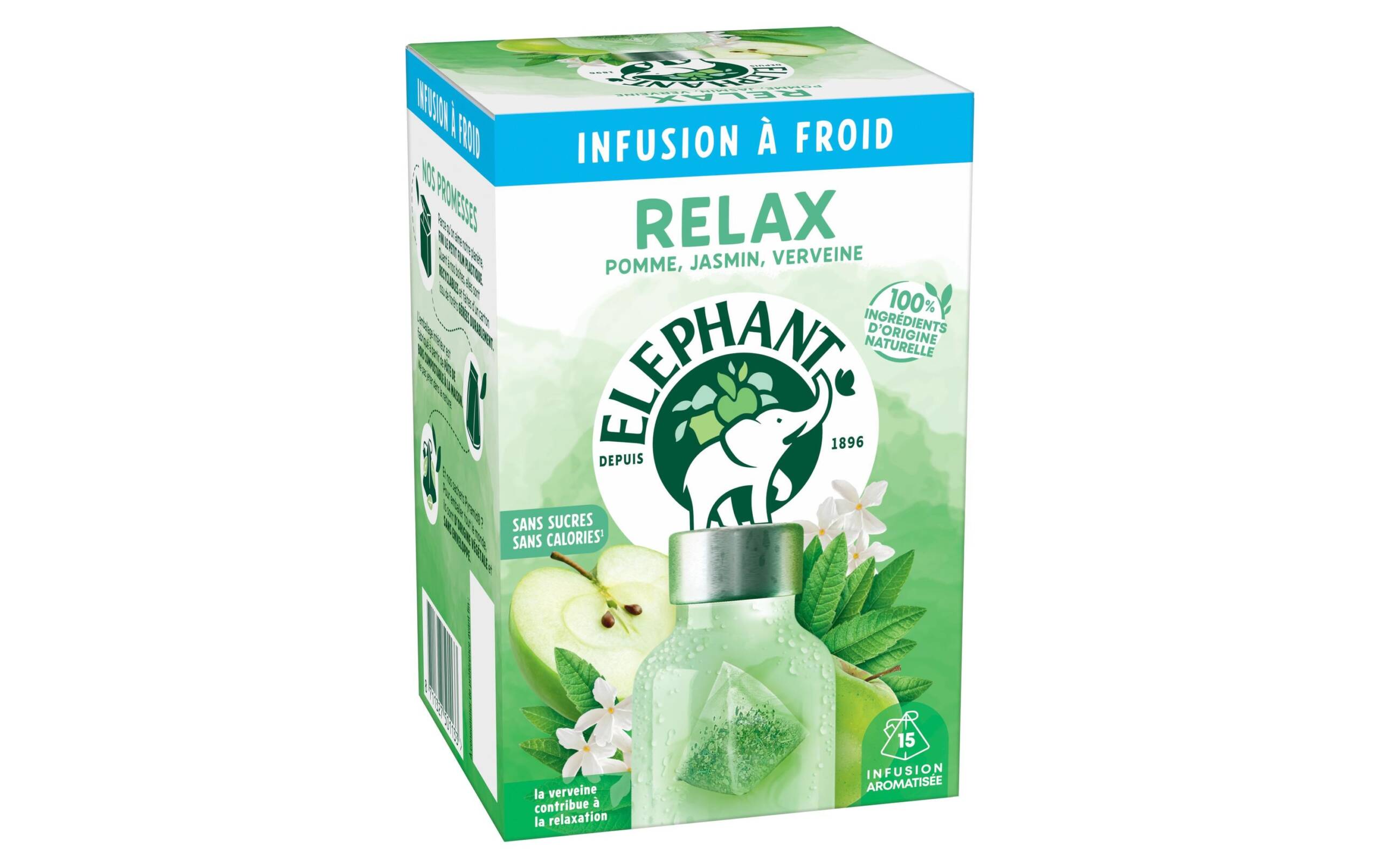 Eléphant Cold Infusion a Froid Relax 15 Stück