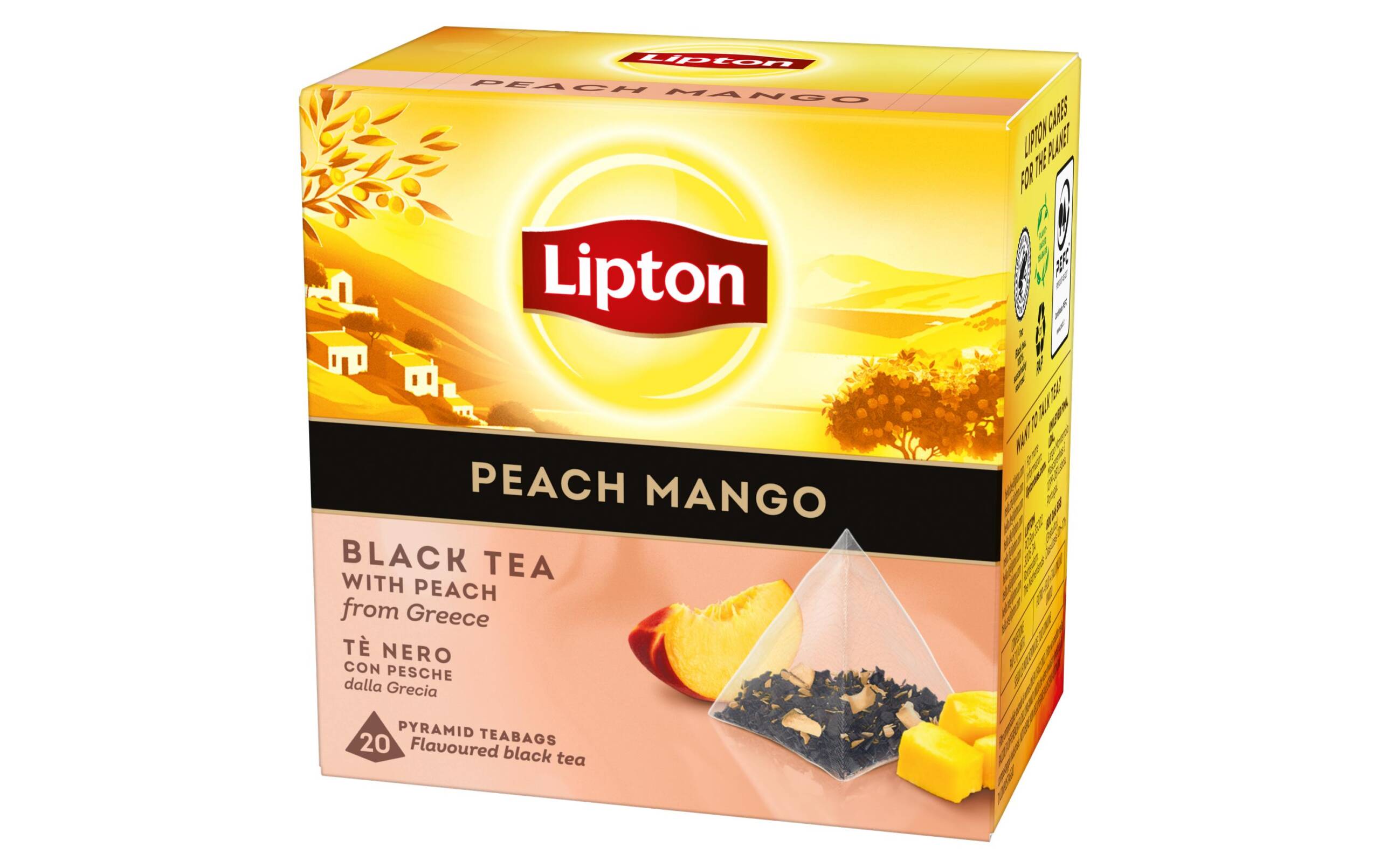Lipton Schwarztee Peach Mango 20 Stück