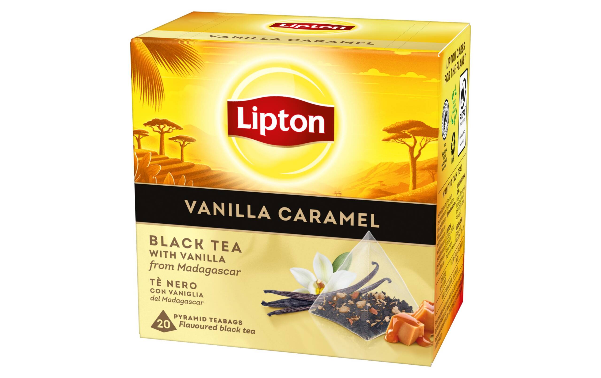 Lipton Schwarztee Vanilla Caramel 20 Stück
