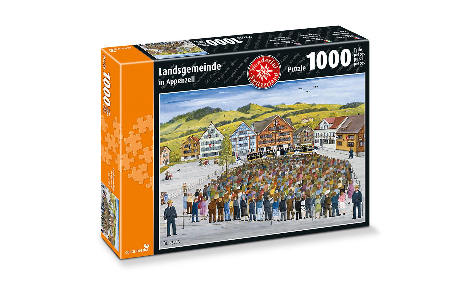 Puzzle Landsgemeinde Appenzell 1000 Teile