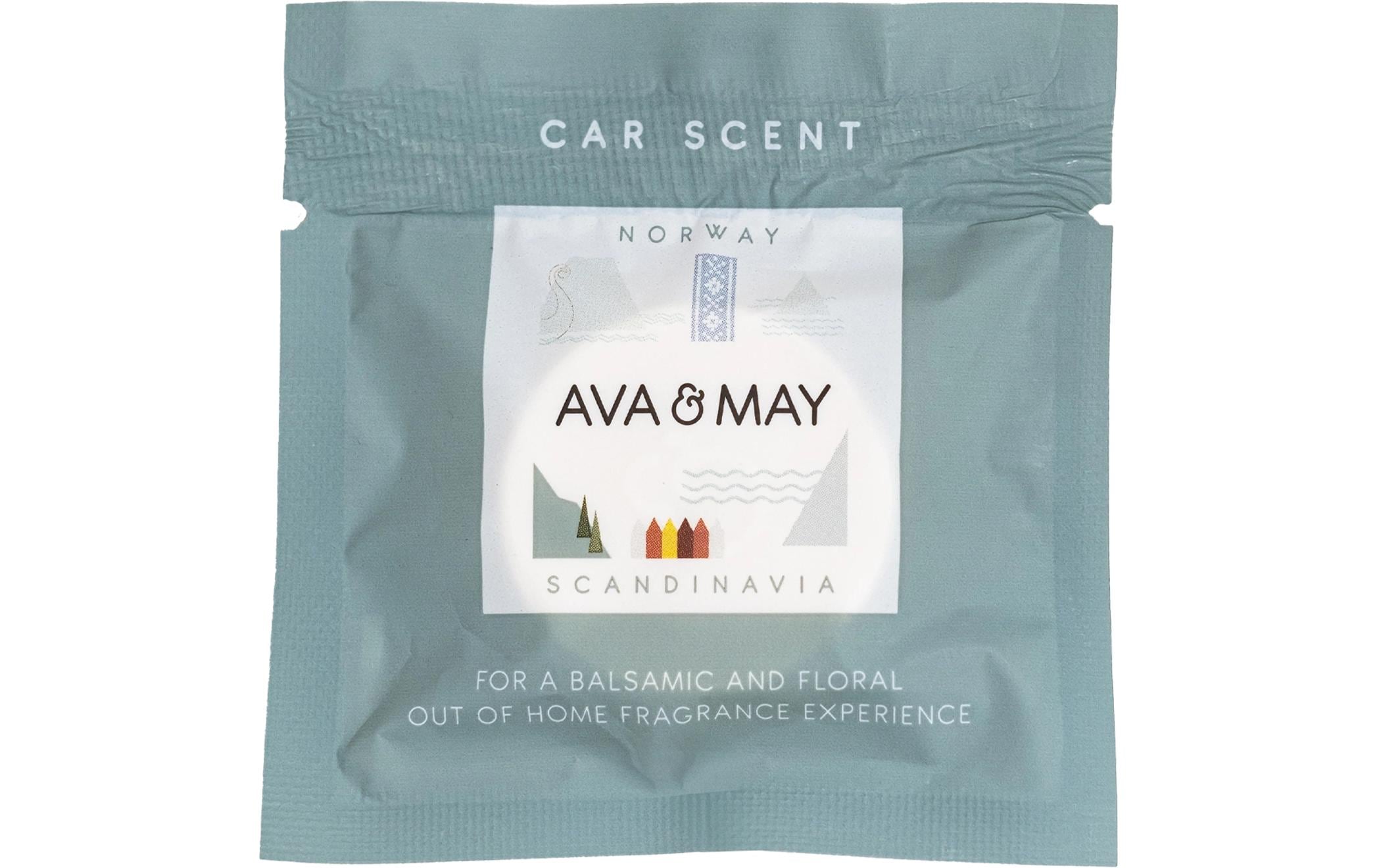 AVA & MAY Autoduft Norwegen parfümiertesPolymer,Moschus,Maiglöck.&Amber