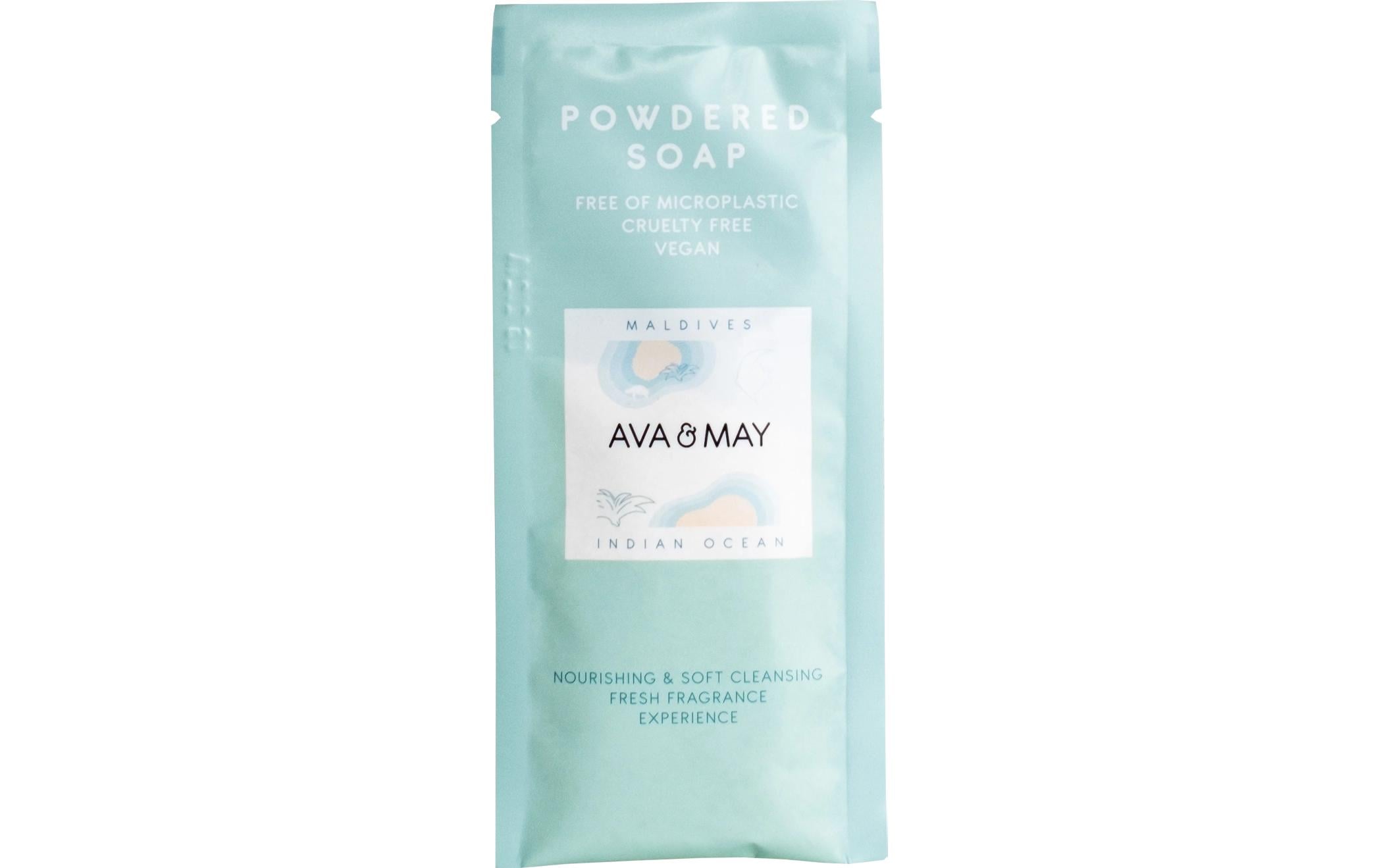 AVA & MAY Seifenpulver Malediven 15g Seifenpulver zum anrühren 185ml Wasser