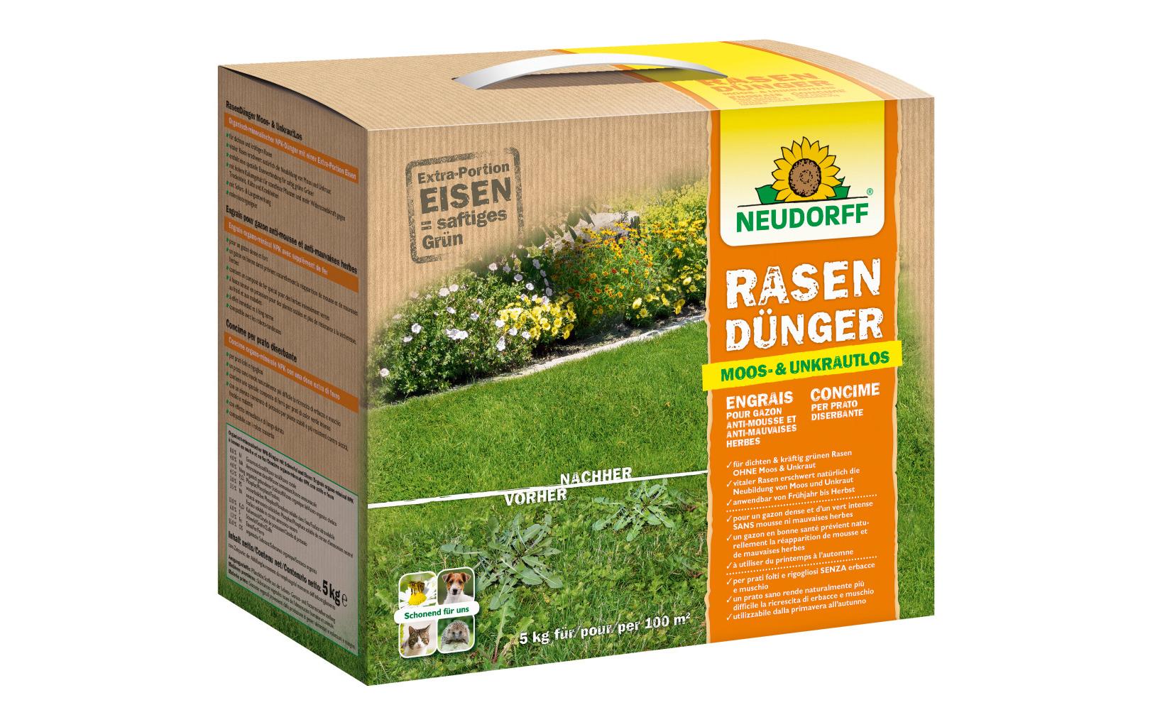 NEUDORFF RasenDünger Moos- & UnkrautLos 5 kg