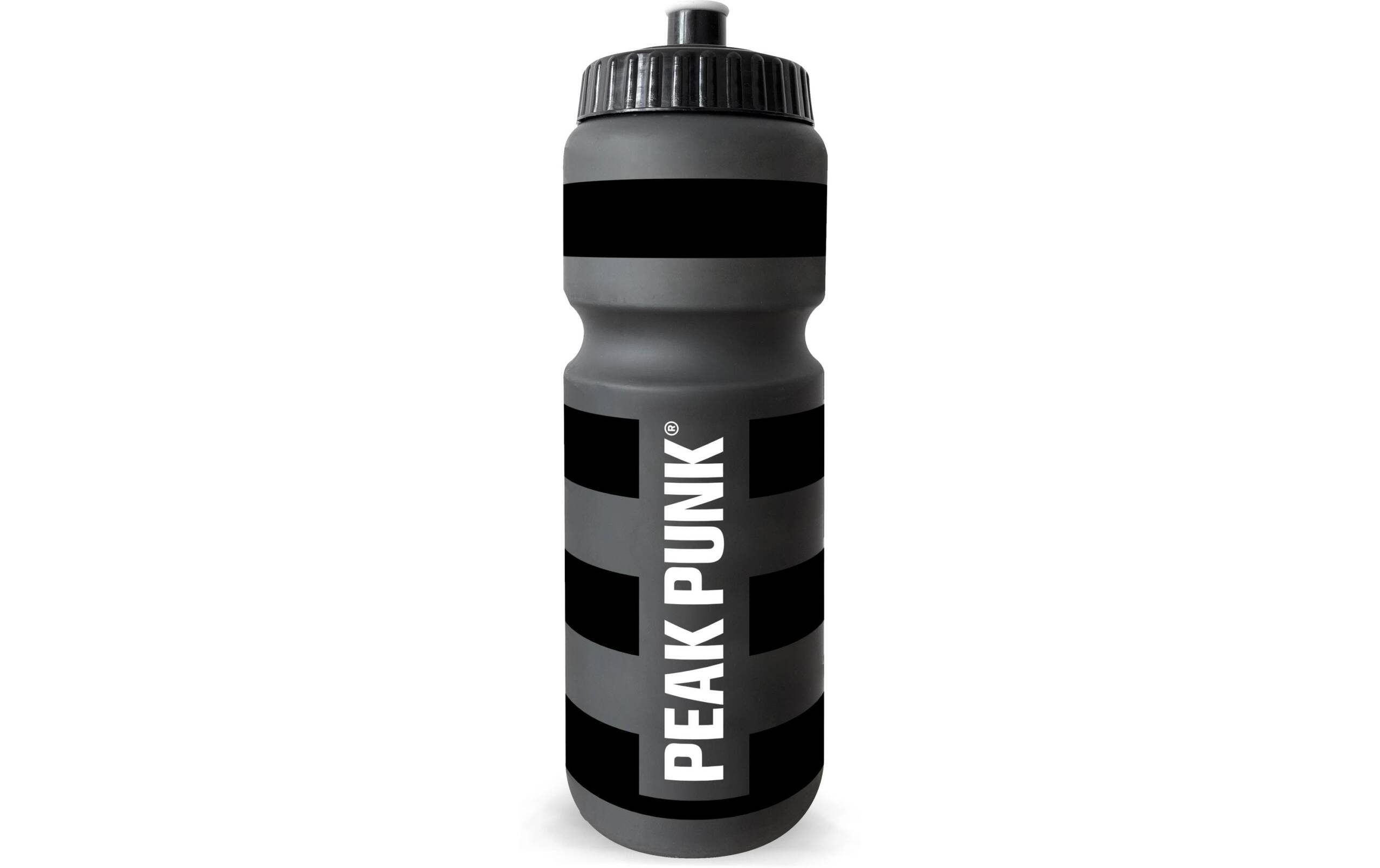 PEAK PUNK® Biobased Sport Bottle Flasche 750ml, clearblack