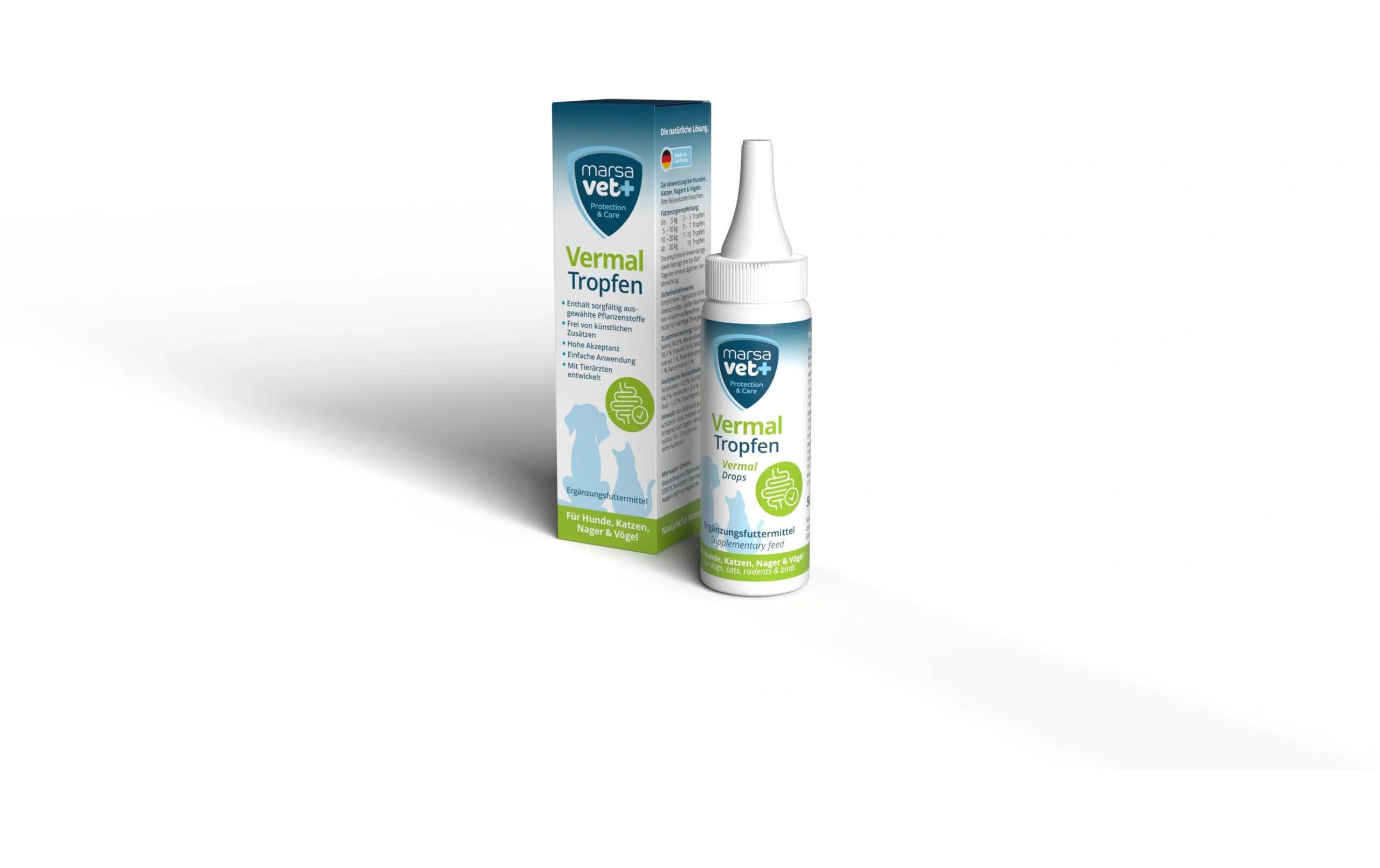 Marsavet Vermal-Tropfen 50ml natürliche Lösung nach kuriertem Wurmbefall – Bild 2