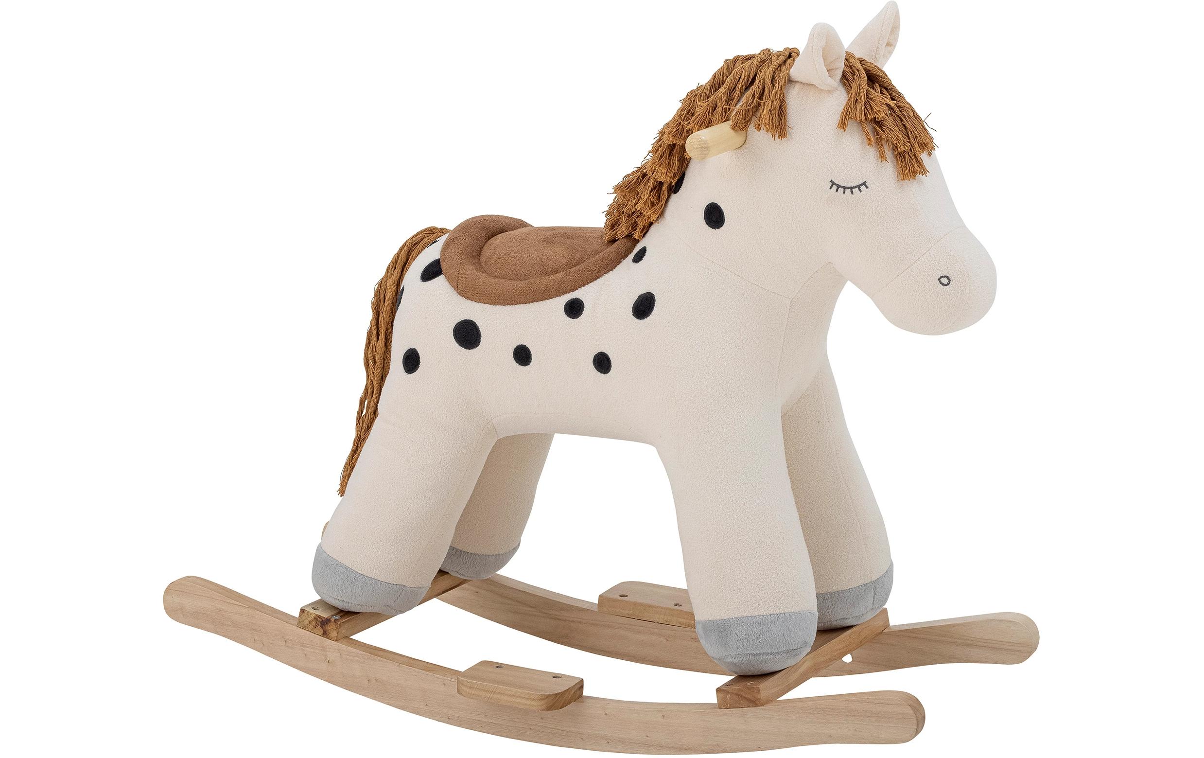 Bloomingville Schaukelpferd Merlen Holz, Polyester, 70x56x34 cm (LxHxT)