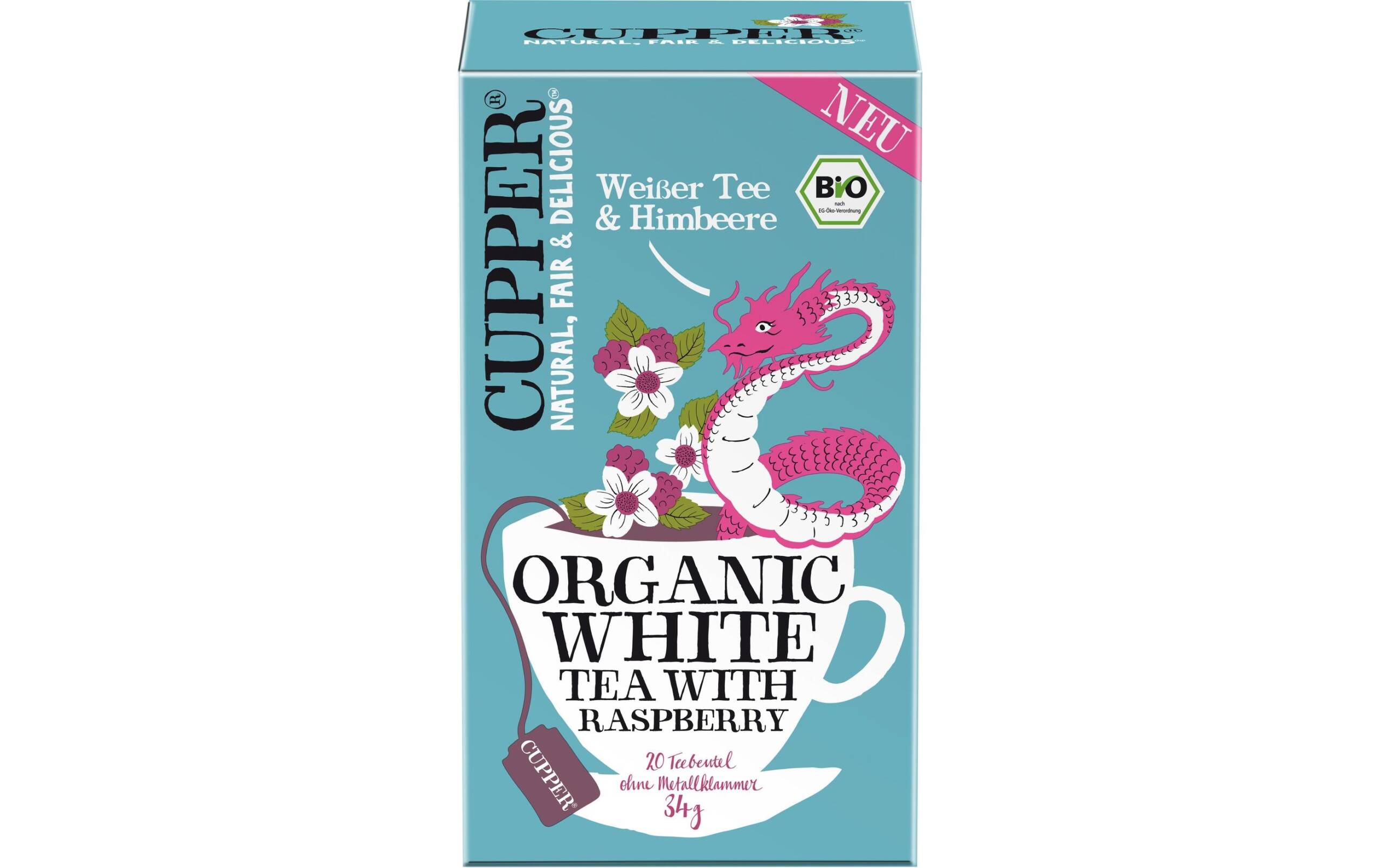 Weisser Tee Himbeere 20 Beutel