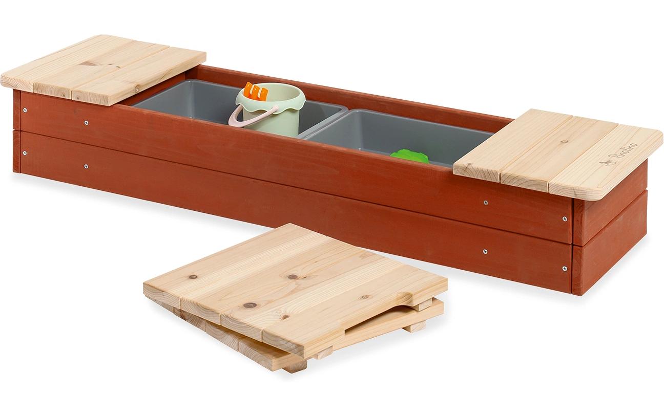 Sandkasten Hedda rot / natur