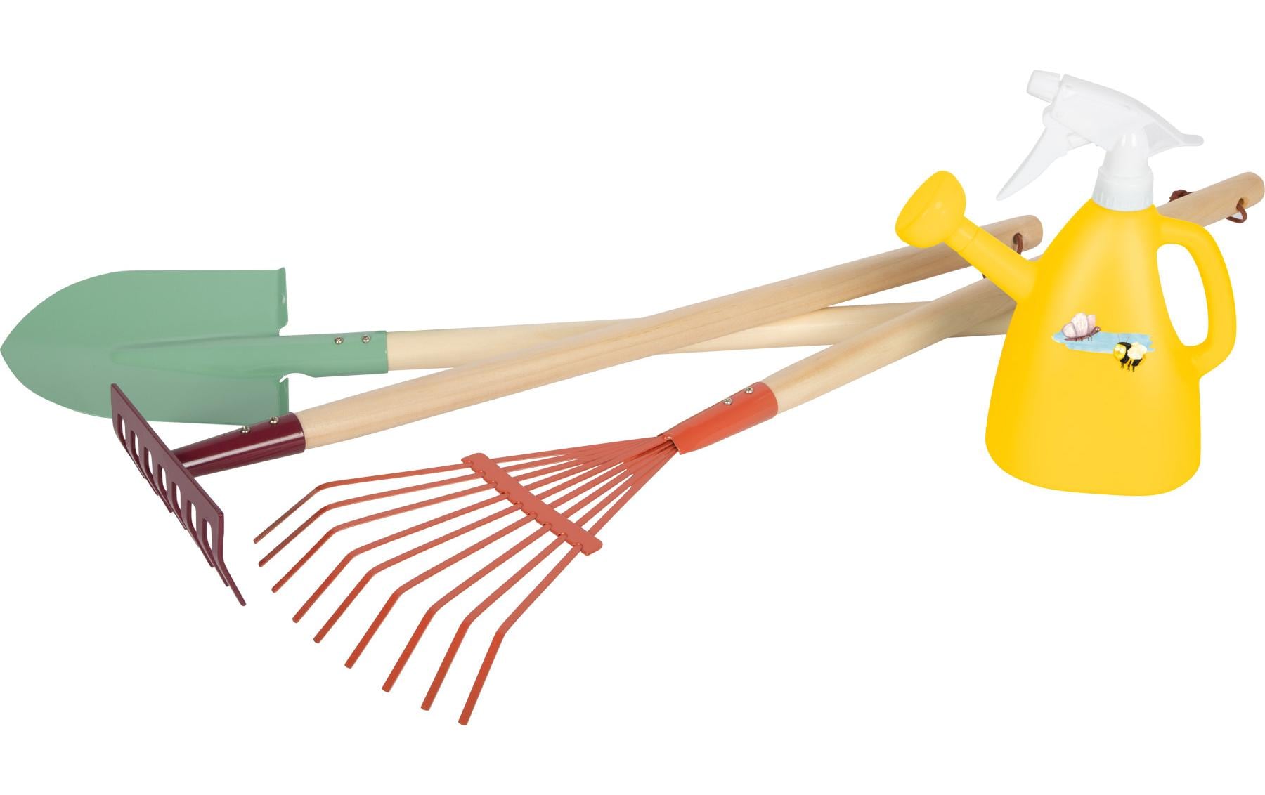 Gartenwerkzeug-Set mit Giesskanne