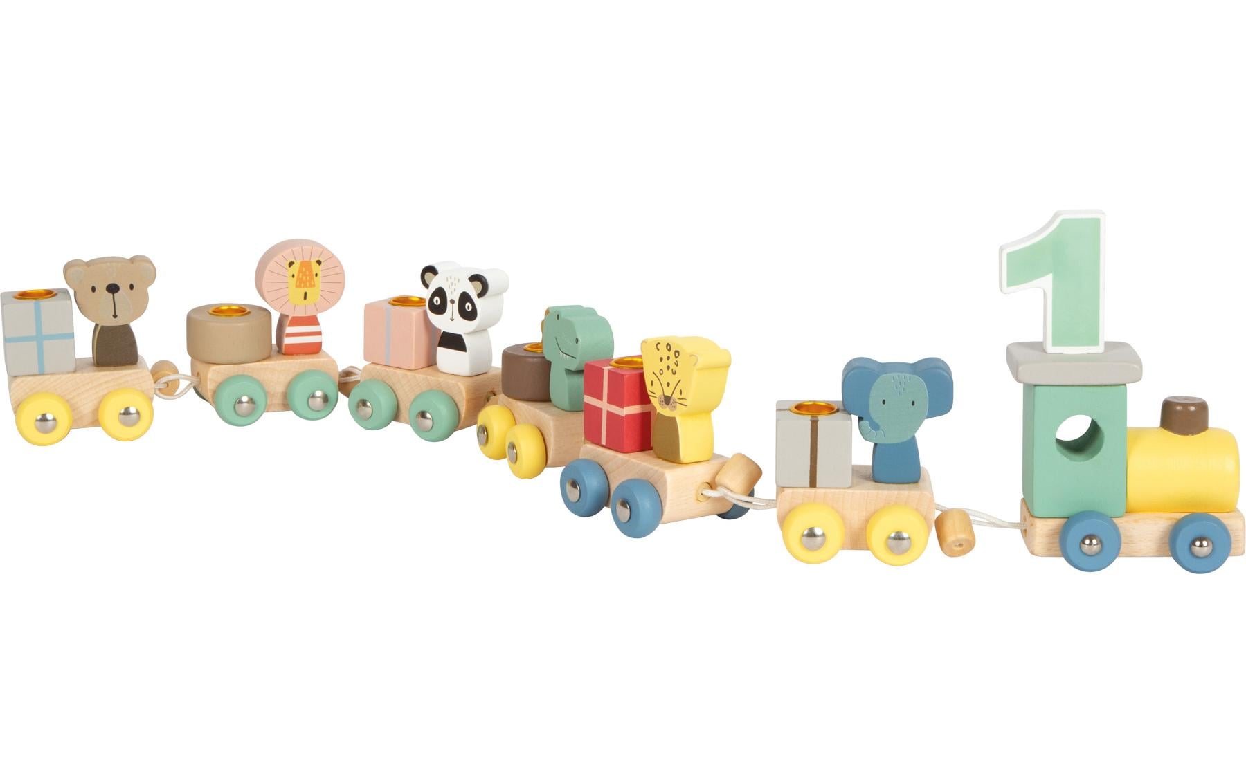 Geburtstagszug mit Tieren