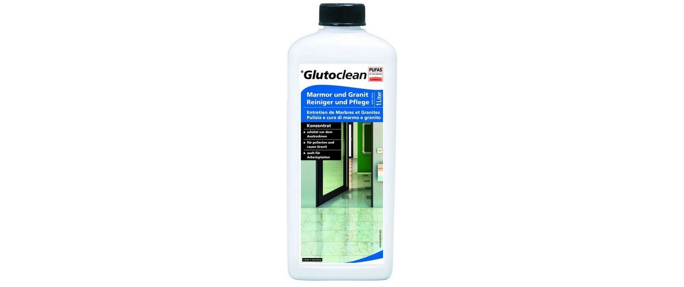 Marmor und Granit Reiniger + Pflege 1 l Glutoclean