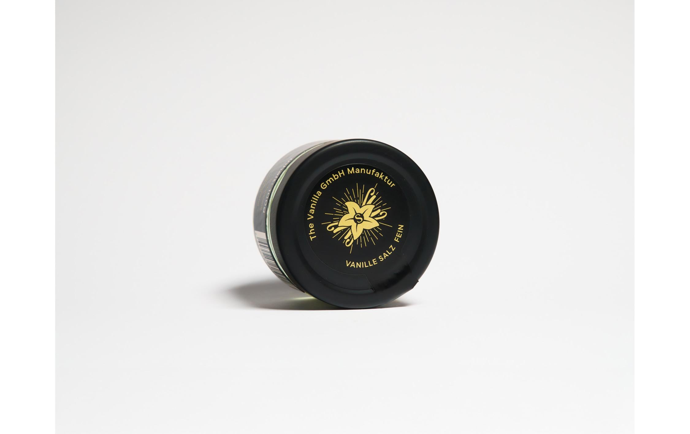 Vanille Salz Fein 100g Meersalz, 5.4% Vanille aus ganzen Schoten