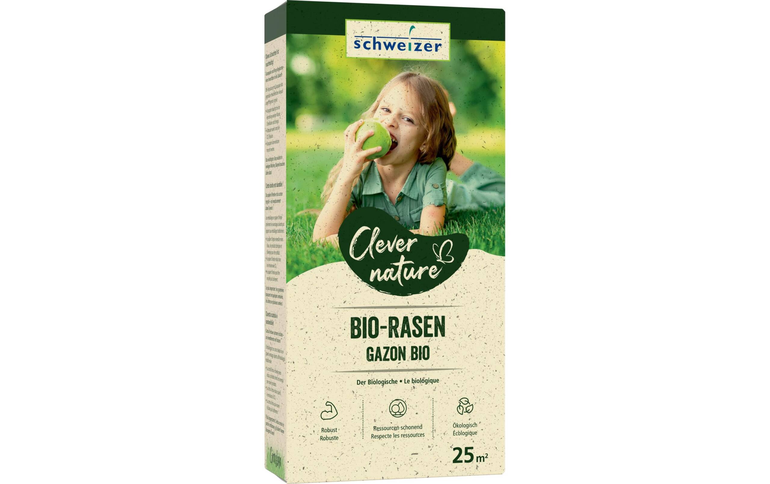 Eric Schweizer Clever Nature Bio Rasen Biologisch 25 m²